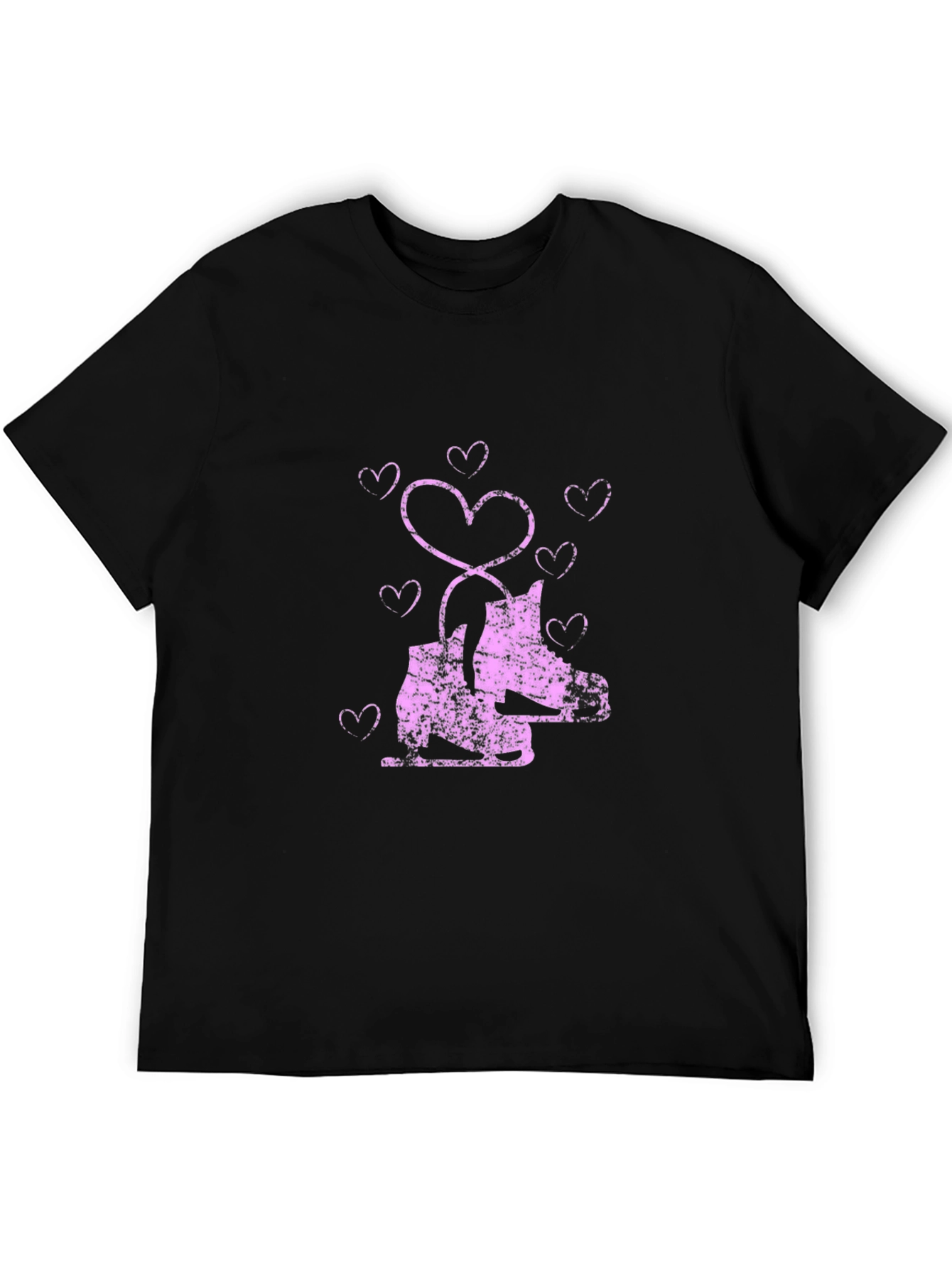 Horse Lover T-Shirt with Heart Graphics