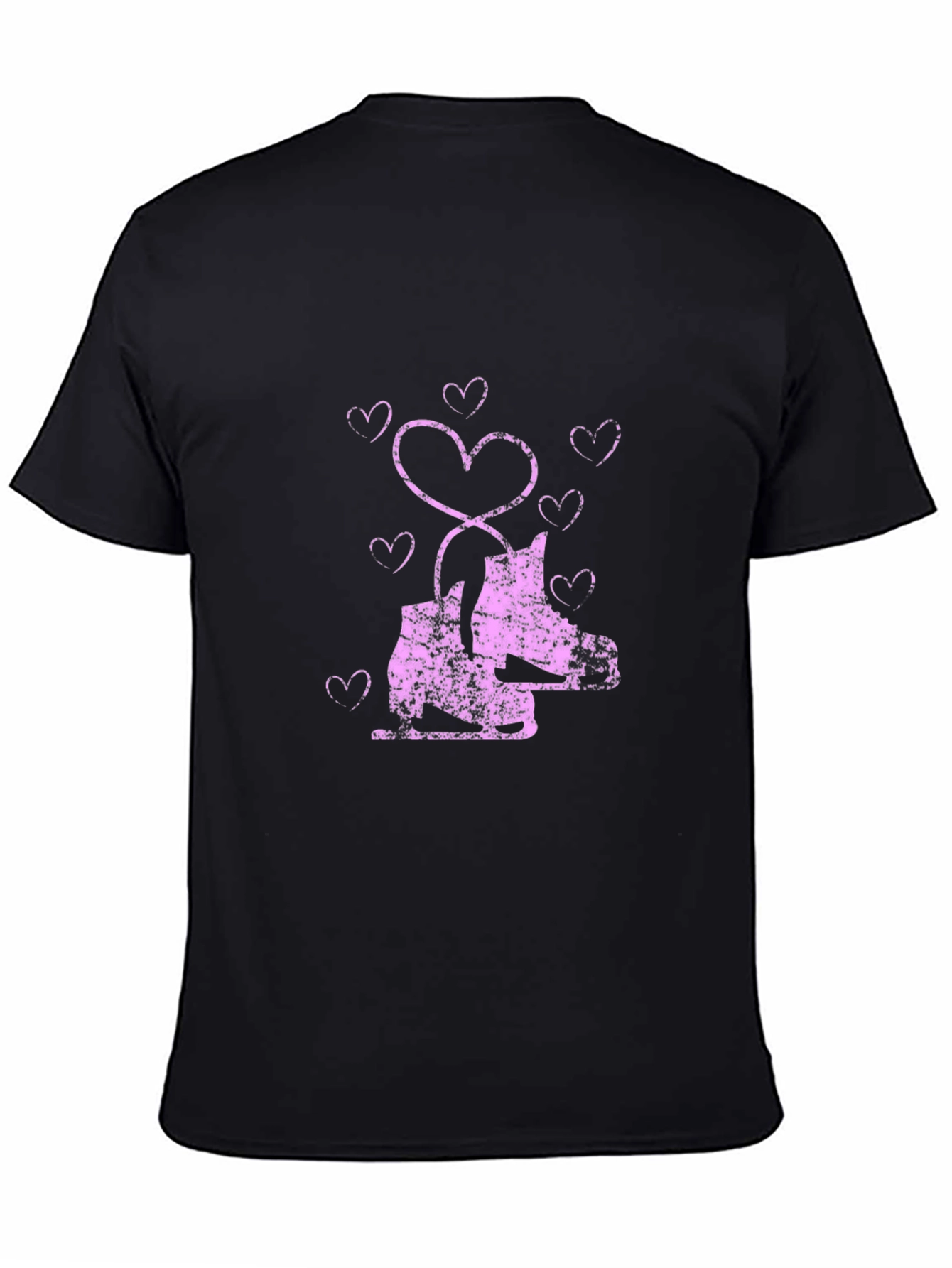 Horse Lover T-Shirt with Heart Graphics