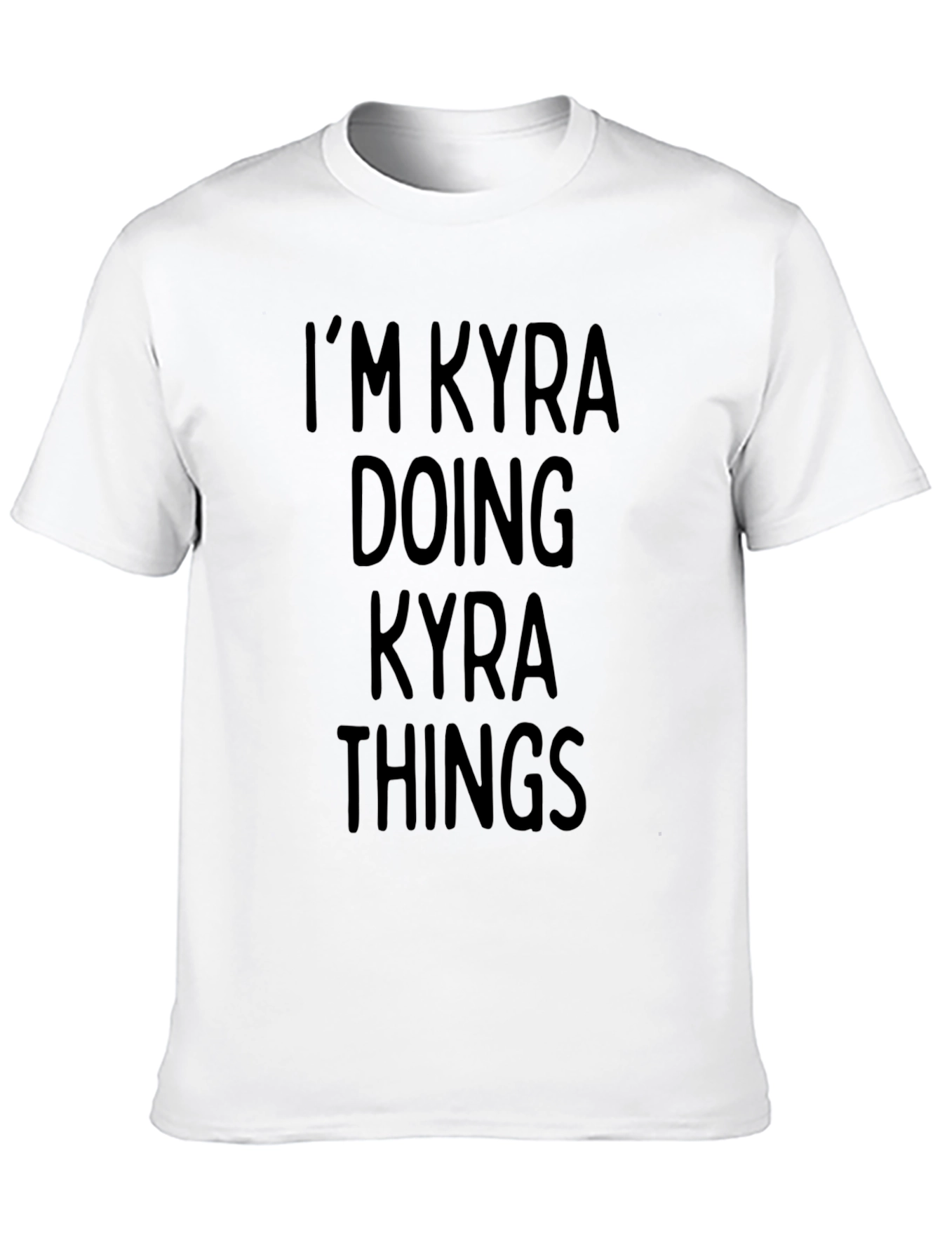 Im Kyra Doing Kyra Things Black T-Shirt