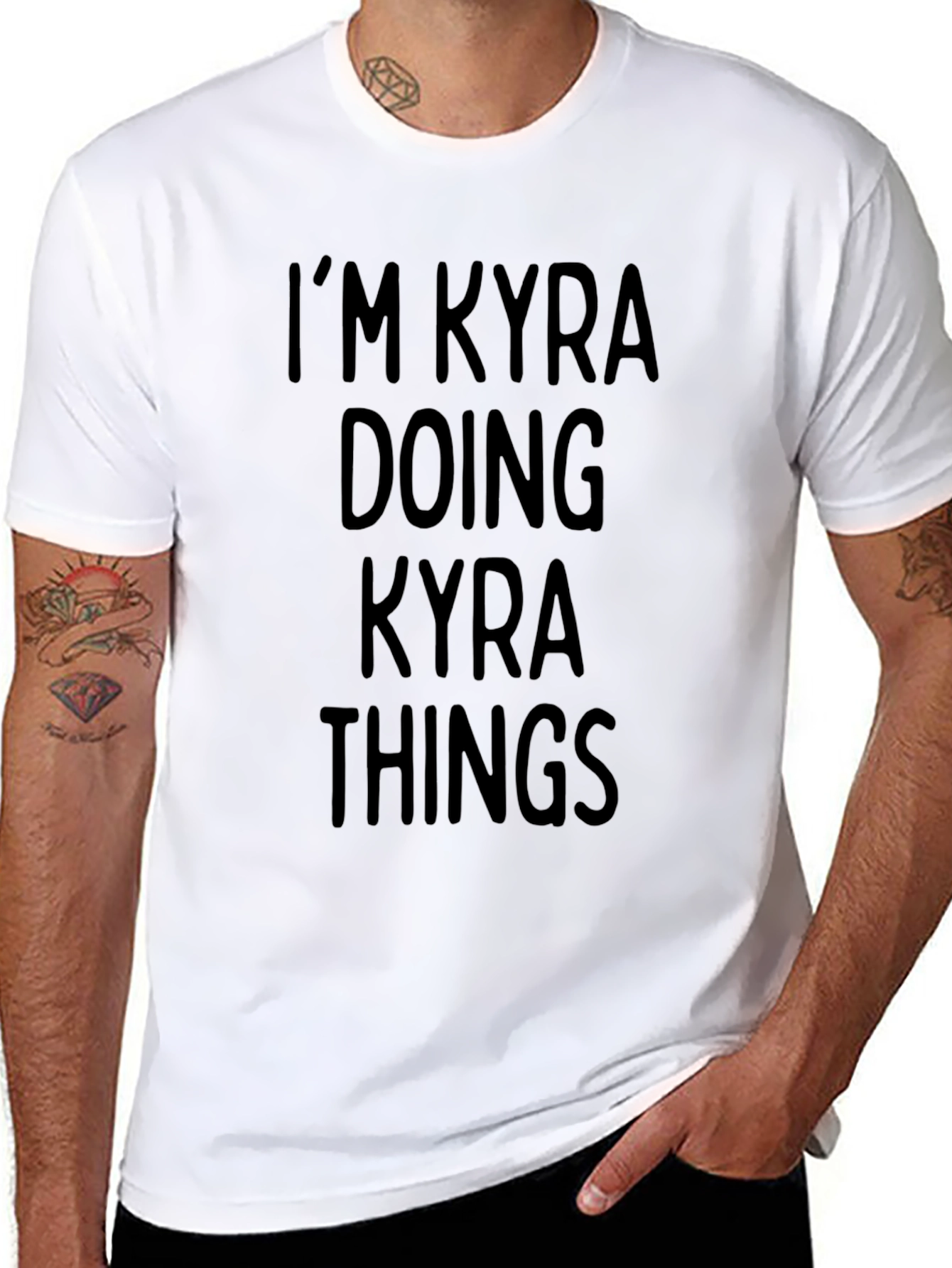 Im Kyra Doing Kyra Things Black T-Shirt