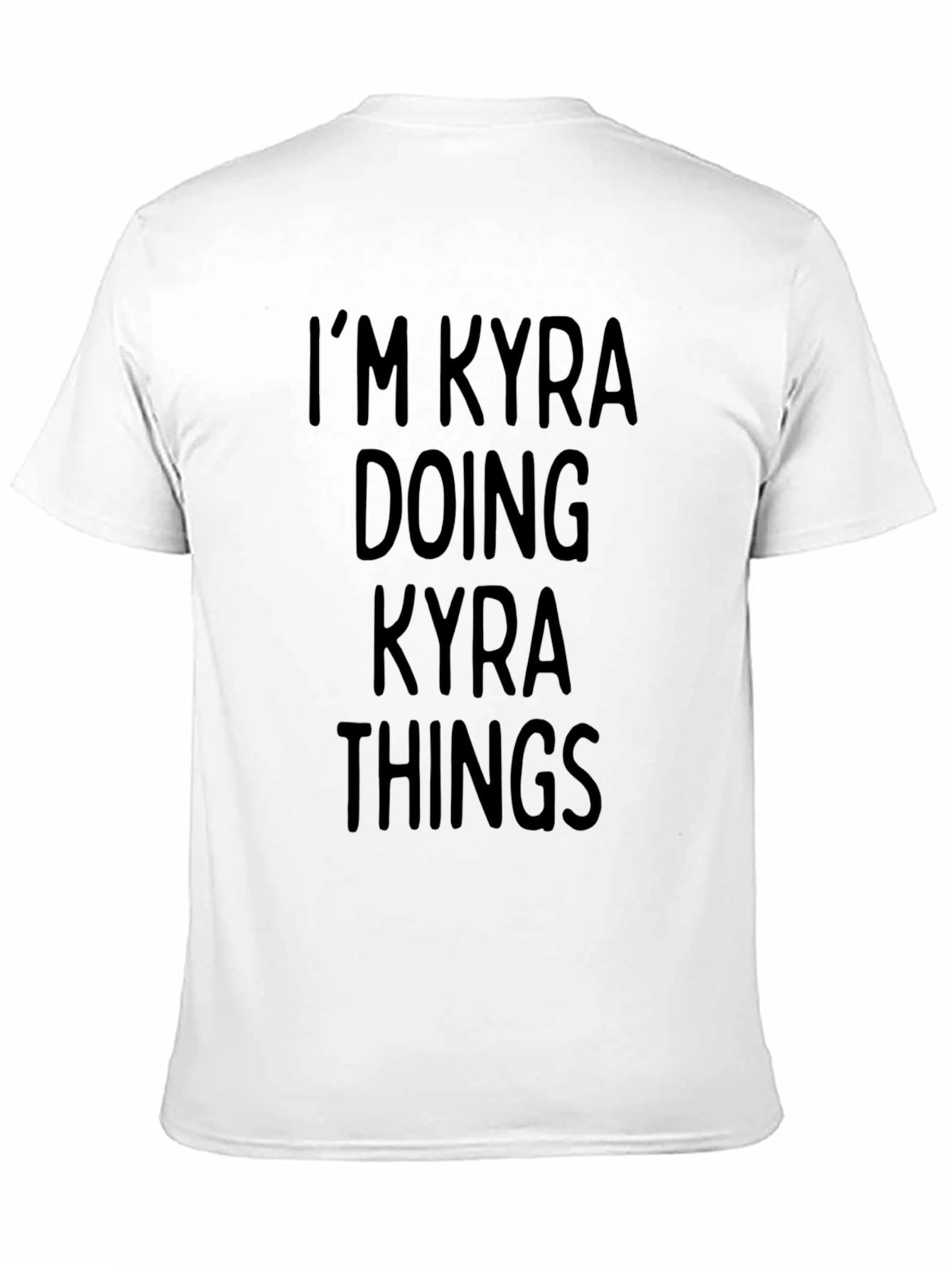 Im Kyra Doing Kyra Things Black T-Shirt