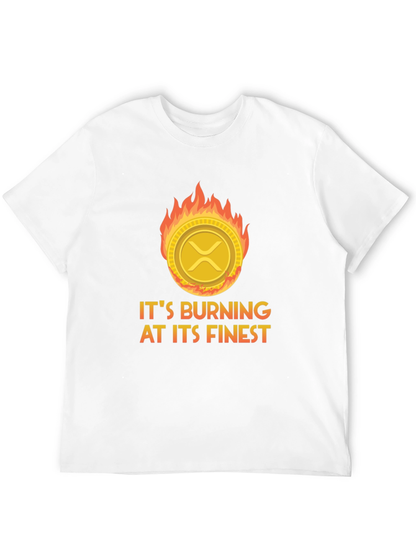 Burning Crypto T-Shirt: XRP Burning at its Finest