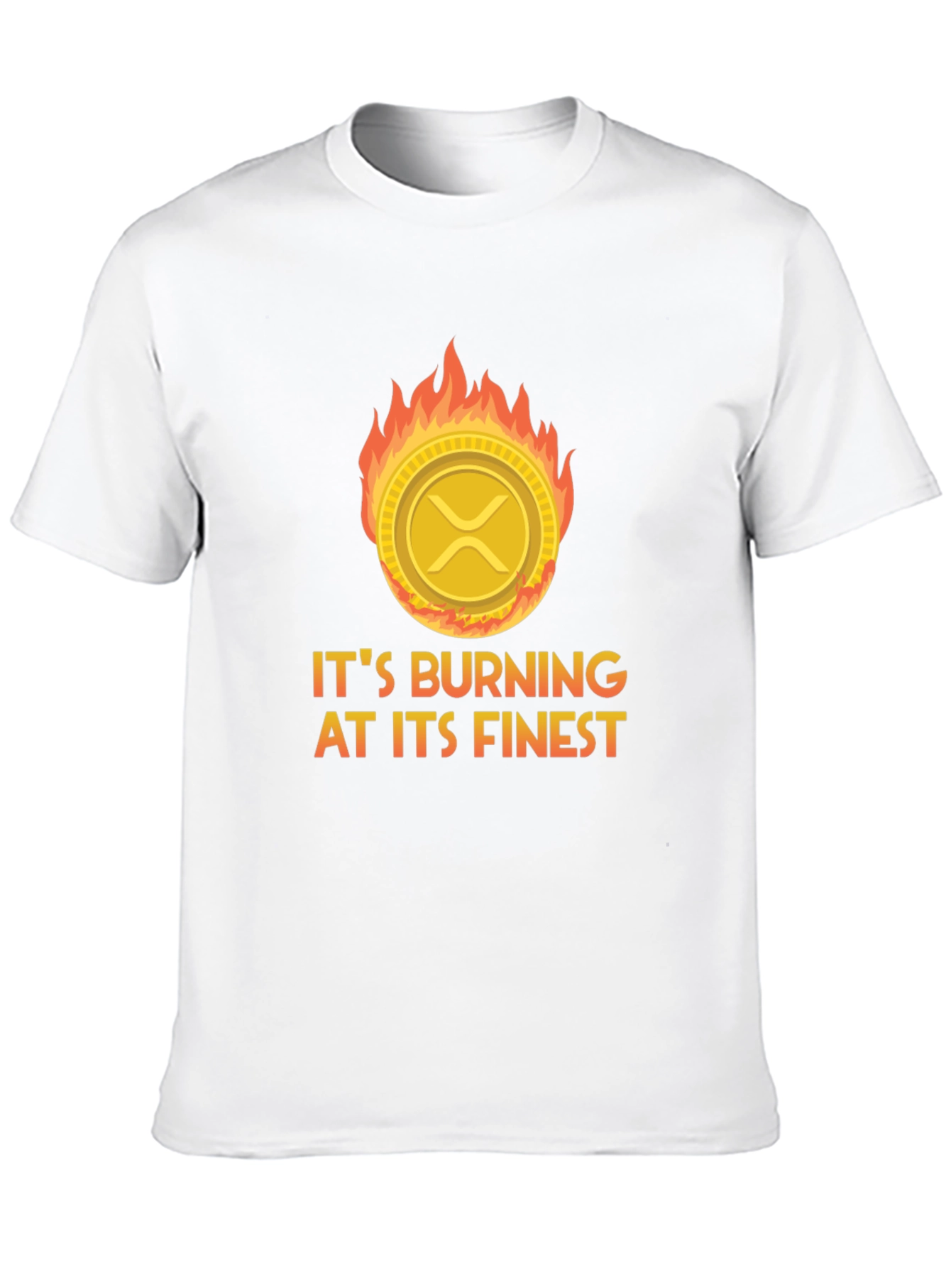 Burning Crypto T-Shirt: XRP Burning at its Finest