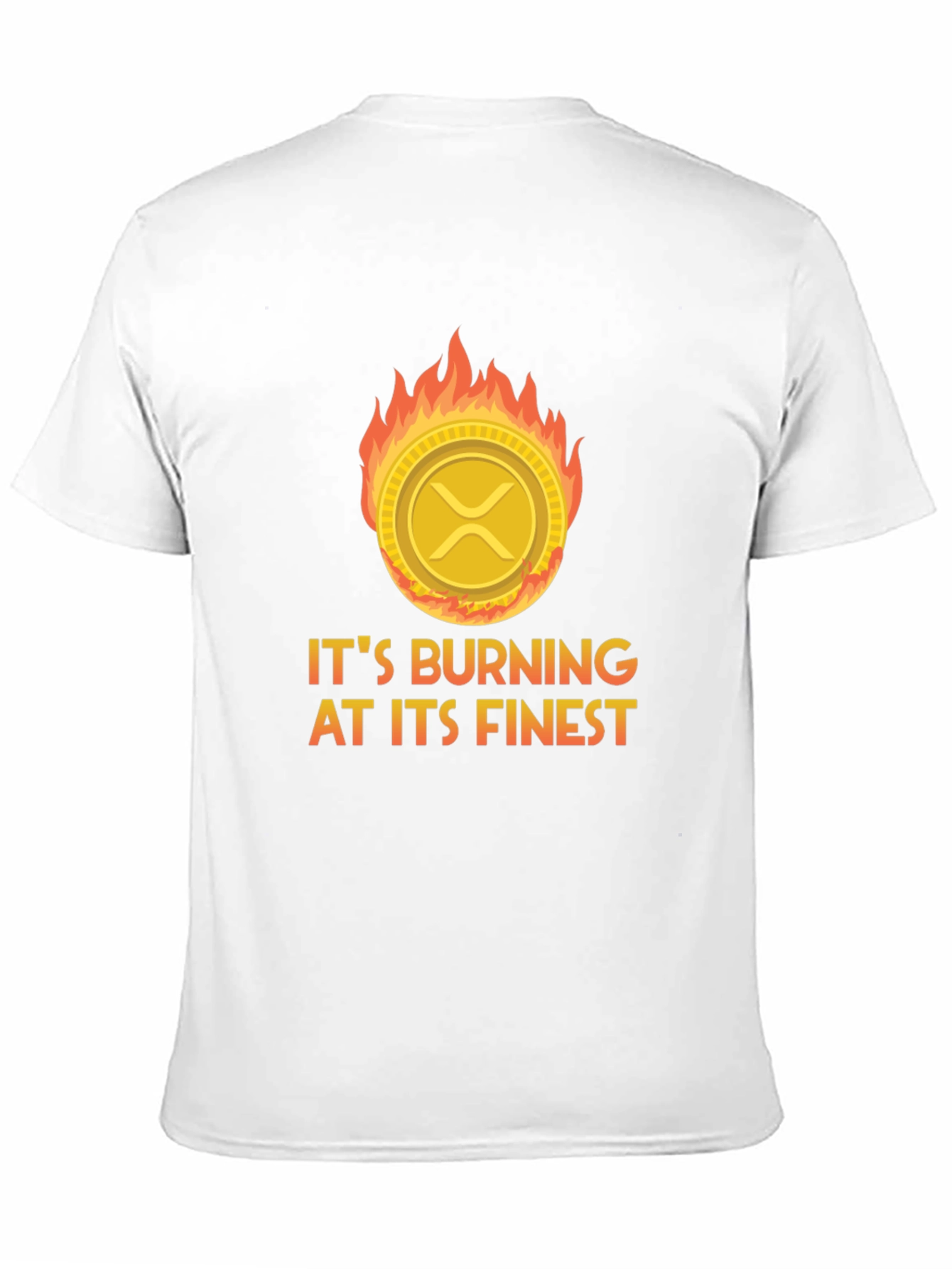 Burning Crypto T-Shirt: XRP Burning at its Finest