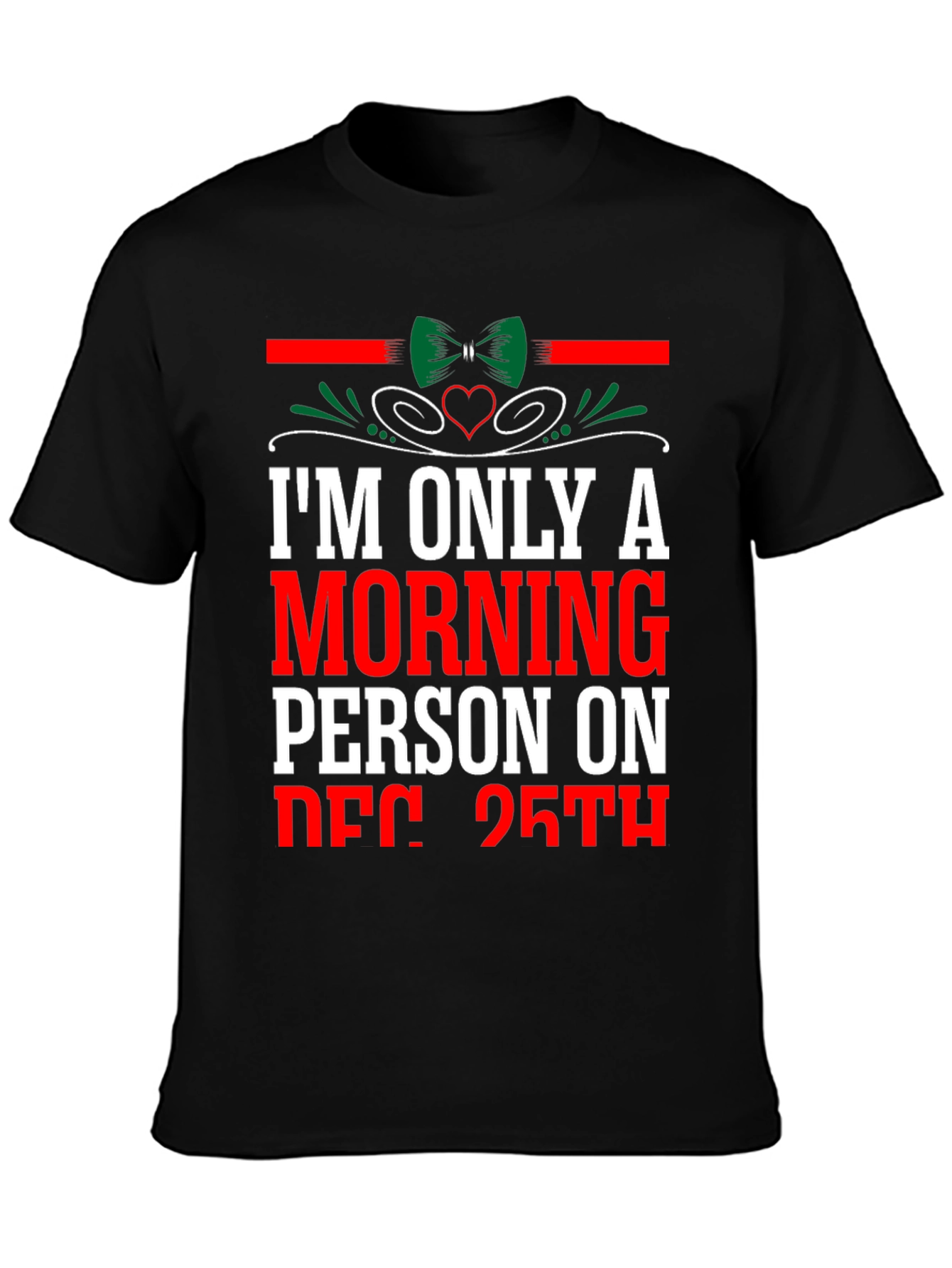Christmas Morning Person Tee