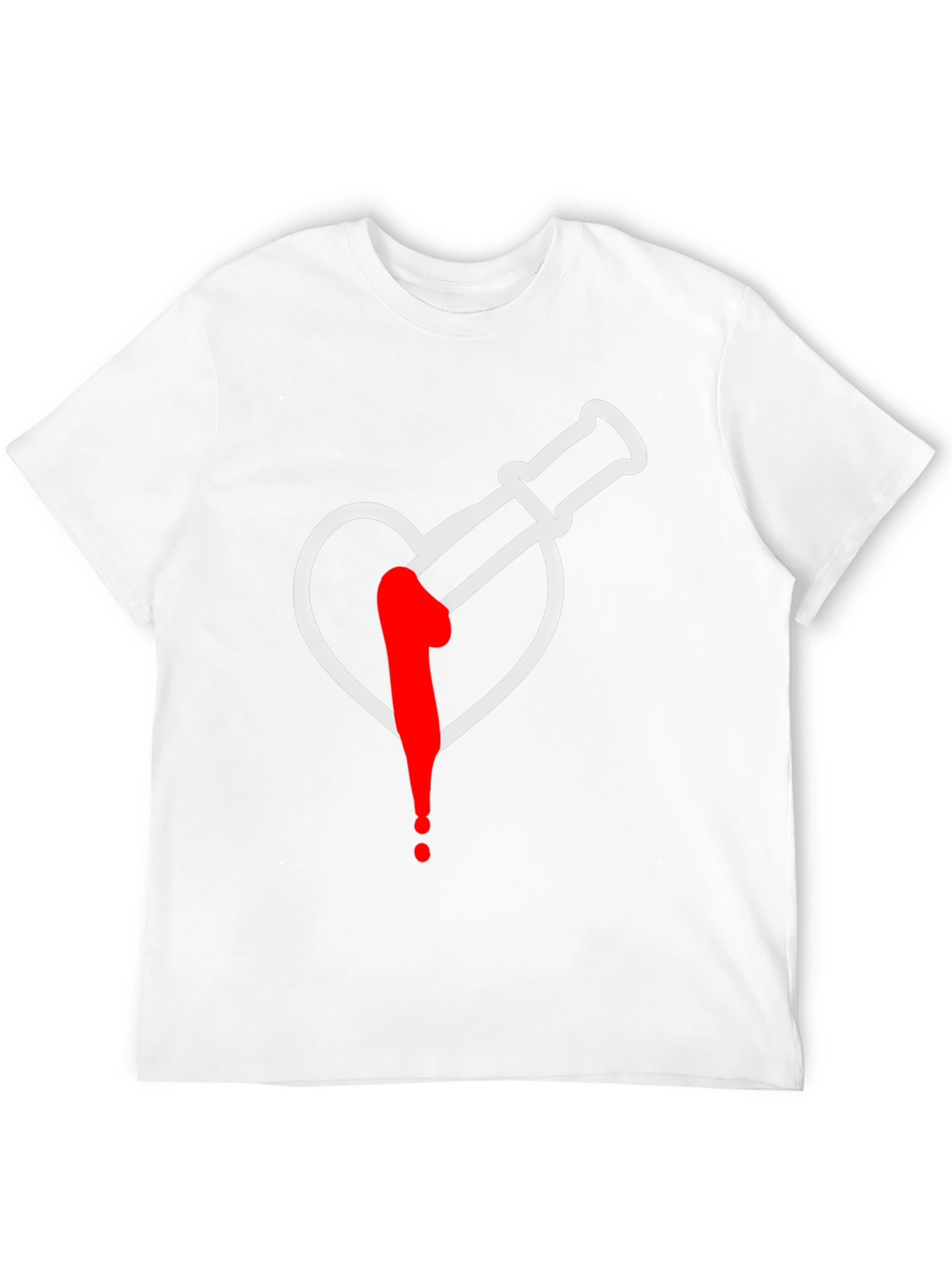 Heart Broken Syringe Graphic Tee