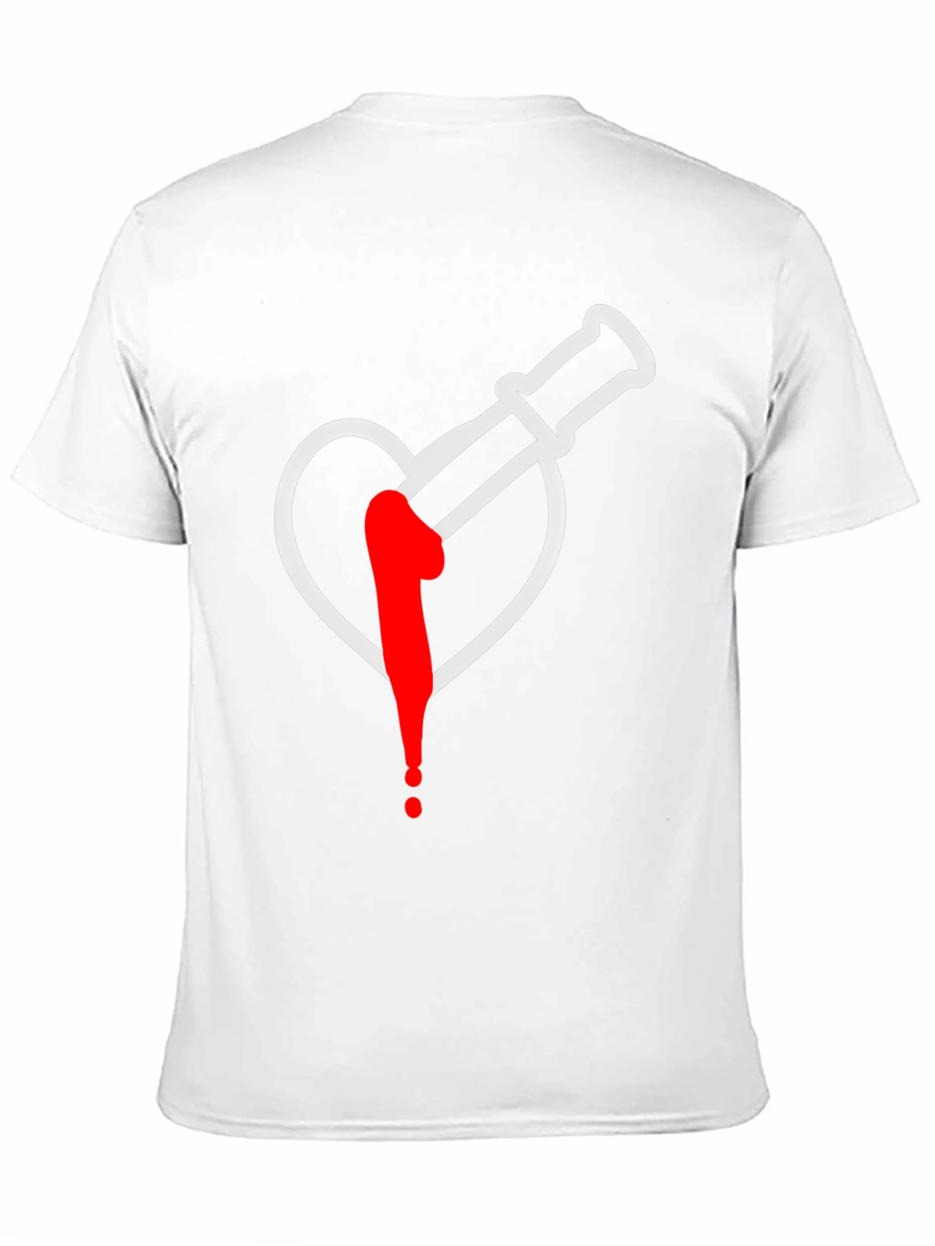 Heart Broken Syringe Graphic Tee