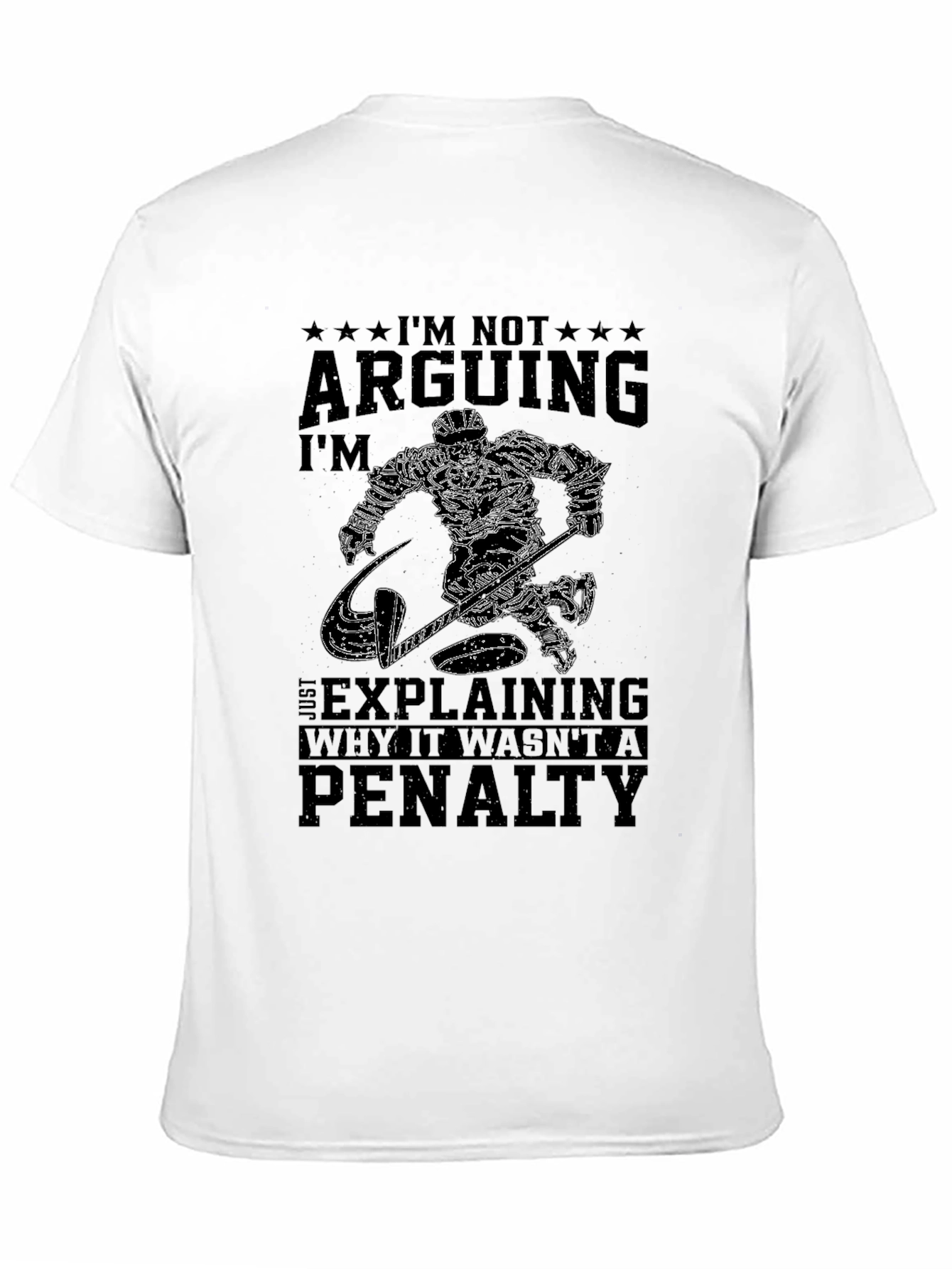 Hockey Penalty T-Shirt - Arguing vs. Explaining