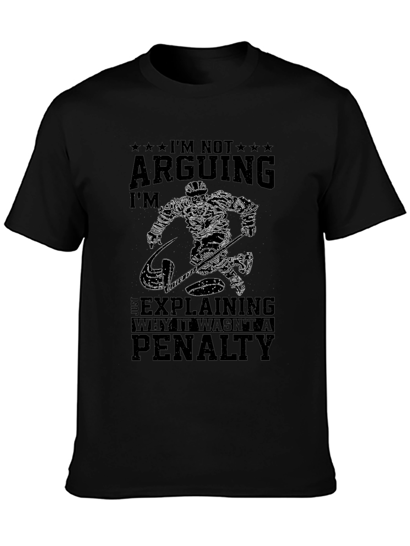 Hockey Penalty T-Shirt - Arguing vs. Explaining