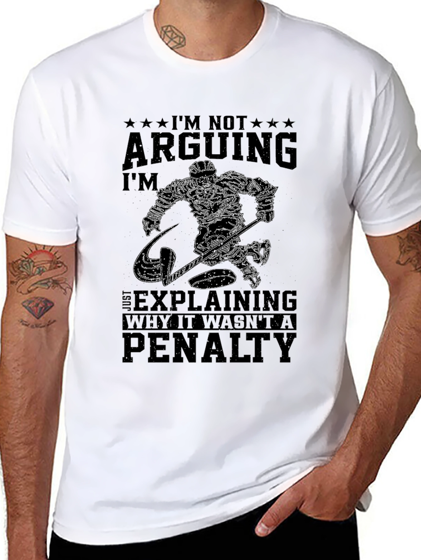 Hockey Penalty T-Shirt - Arguing vs. Explaining