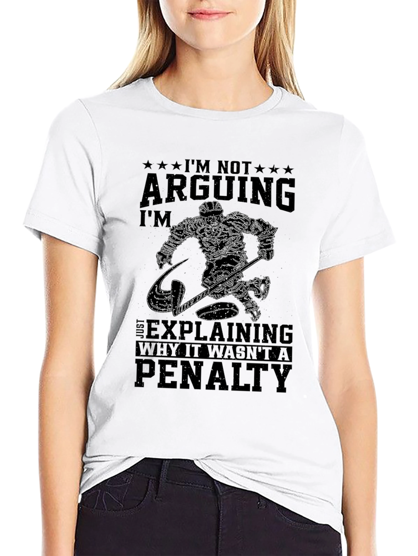 Hockey Penalty T-Shirt - Arguing vs. Explaining
