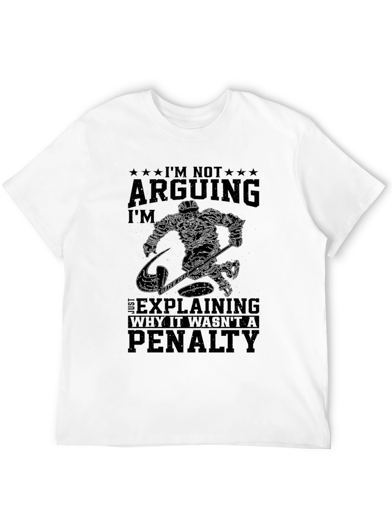 Hockey Penalty T-Shirt - Arguing vs. Explaining