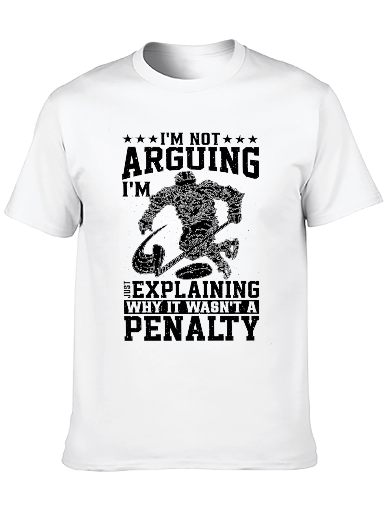 Hockey Penalty T-Shirt - Arguing vs. Explaining