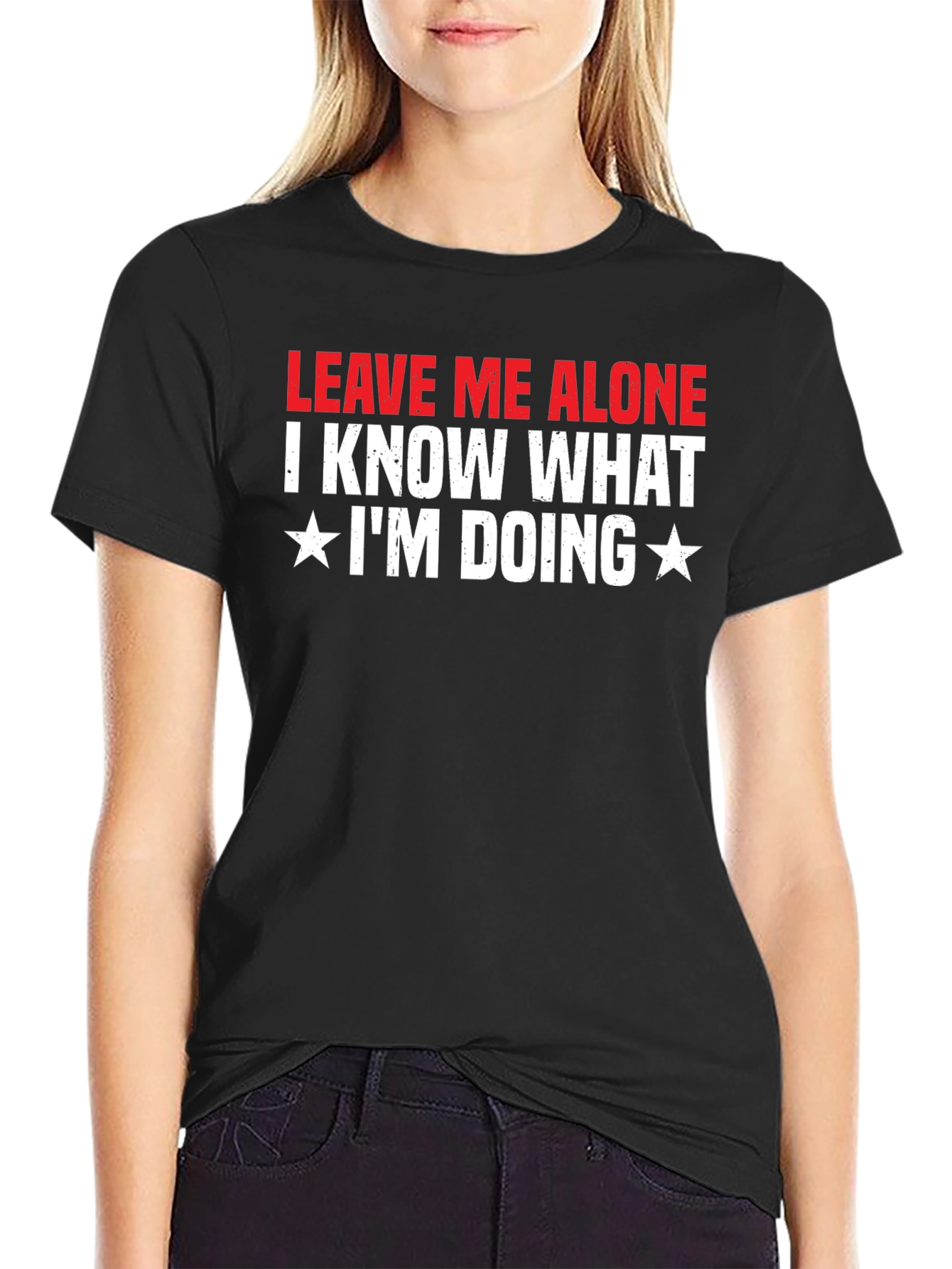 Leave Me Alone Graphic T-Shirt - Unisex Black Tee