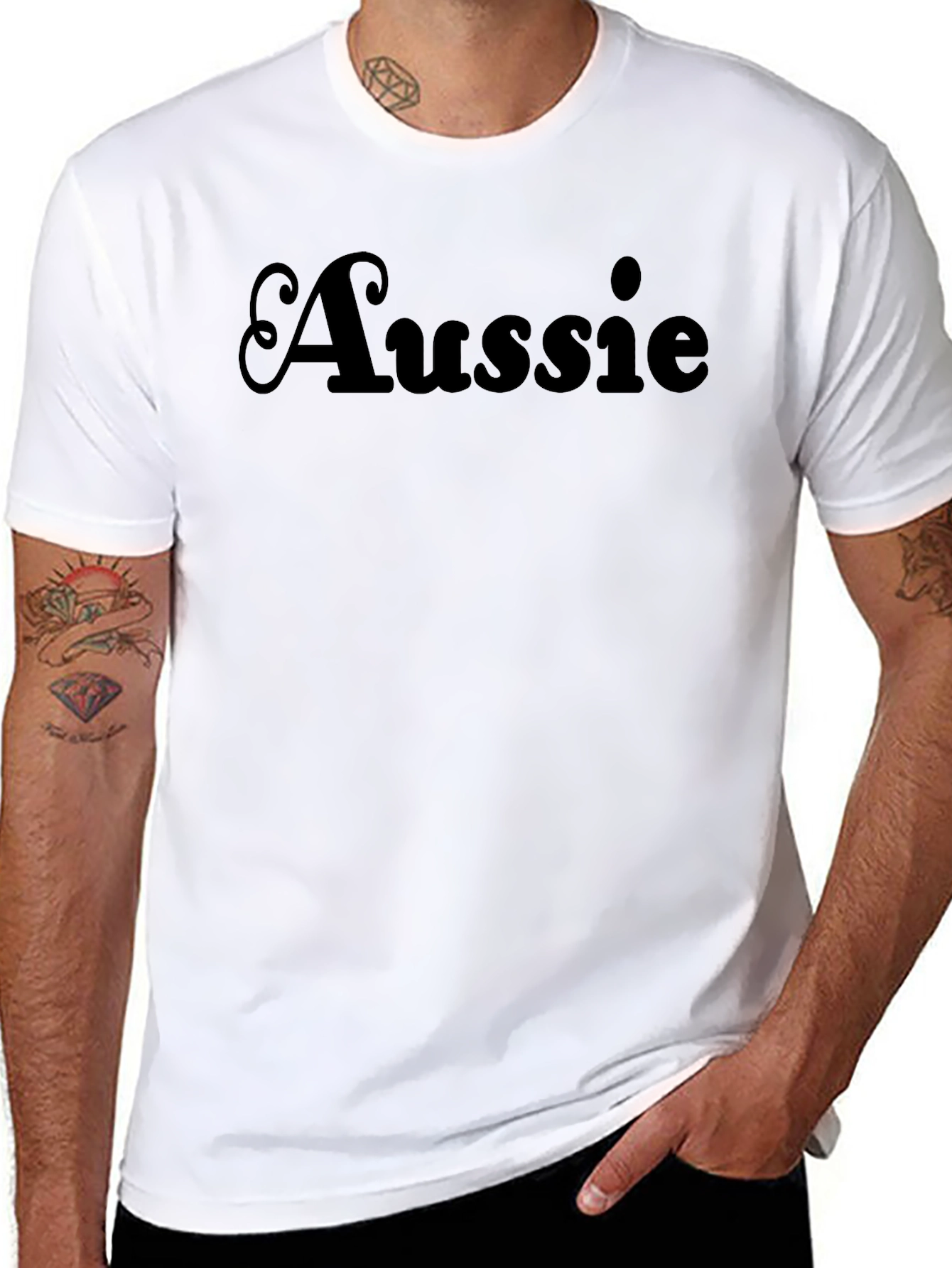 Aussie Graphic T-Shirt - Casual Short Sleeve Tee