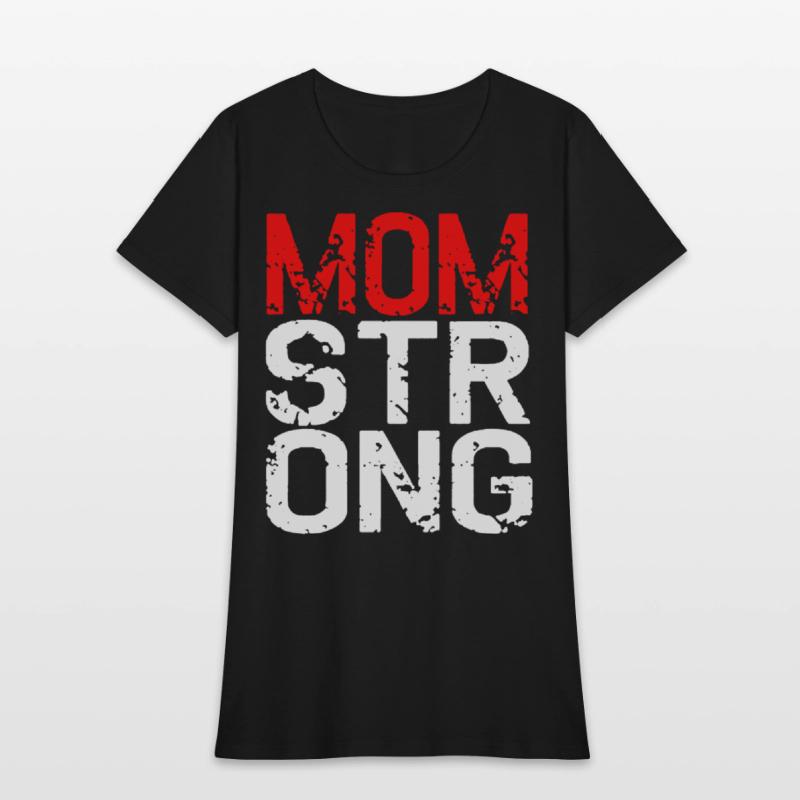 MOM STRONG WOMEN RACERBACK TANK TOP CROSSFIT FLEX