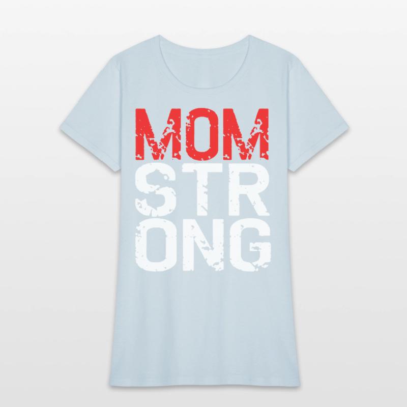 MOM STRONG WOMEN RACERBACK TANK TOP CROSSFIT FLEX