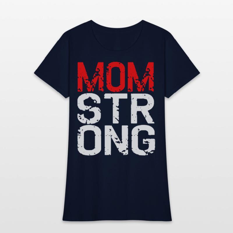 MOM STRONG WOMEN RACERBACK TANK TOP CROSSFIT FLEX