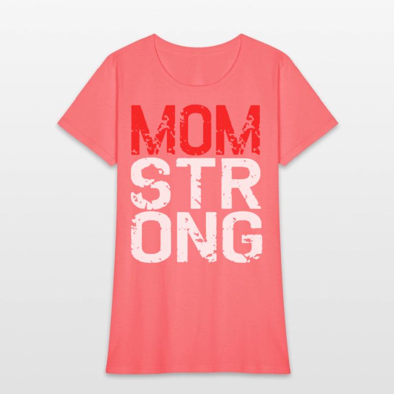 MOM STRONG WOMEN RACERBACK TANK TOP CROSSFIT FLEX