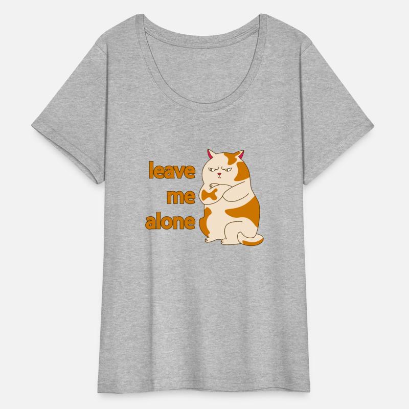 Moody red fat cat says leave me alone