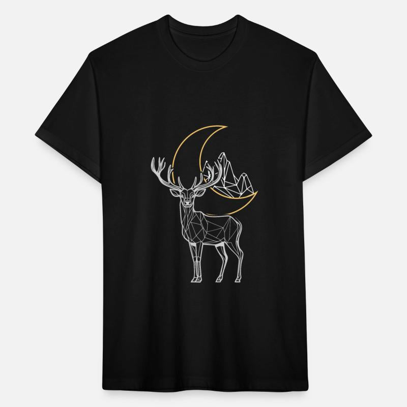 Moon Luna Mona Polygon Deer