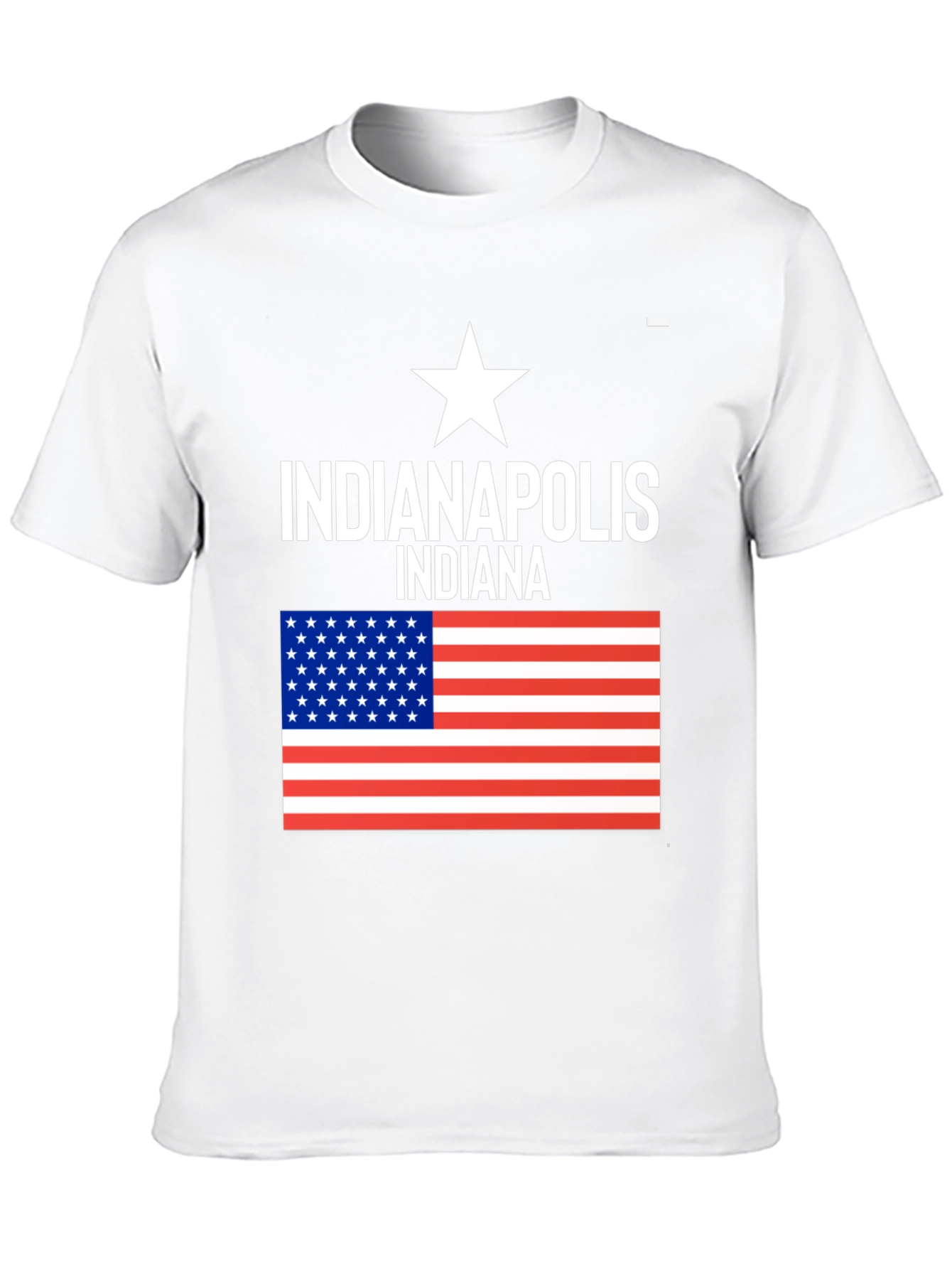 Indianapolis Indiana USA Flag T-Shirt