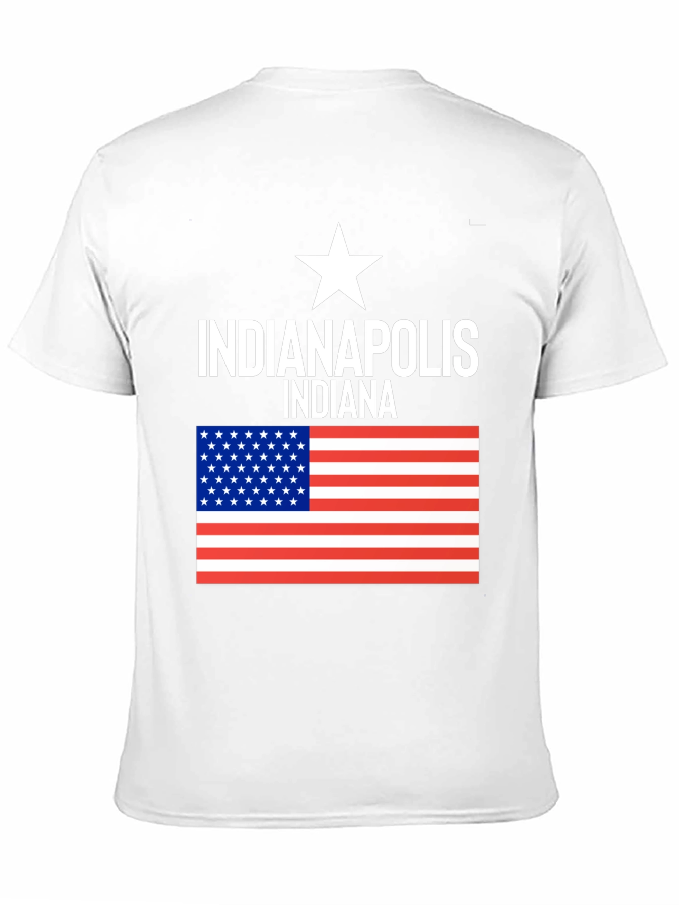 Indianapolis Indiana USA Flag T-Shirt