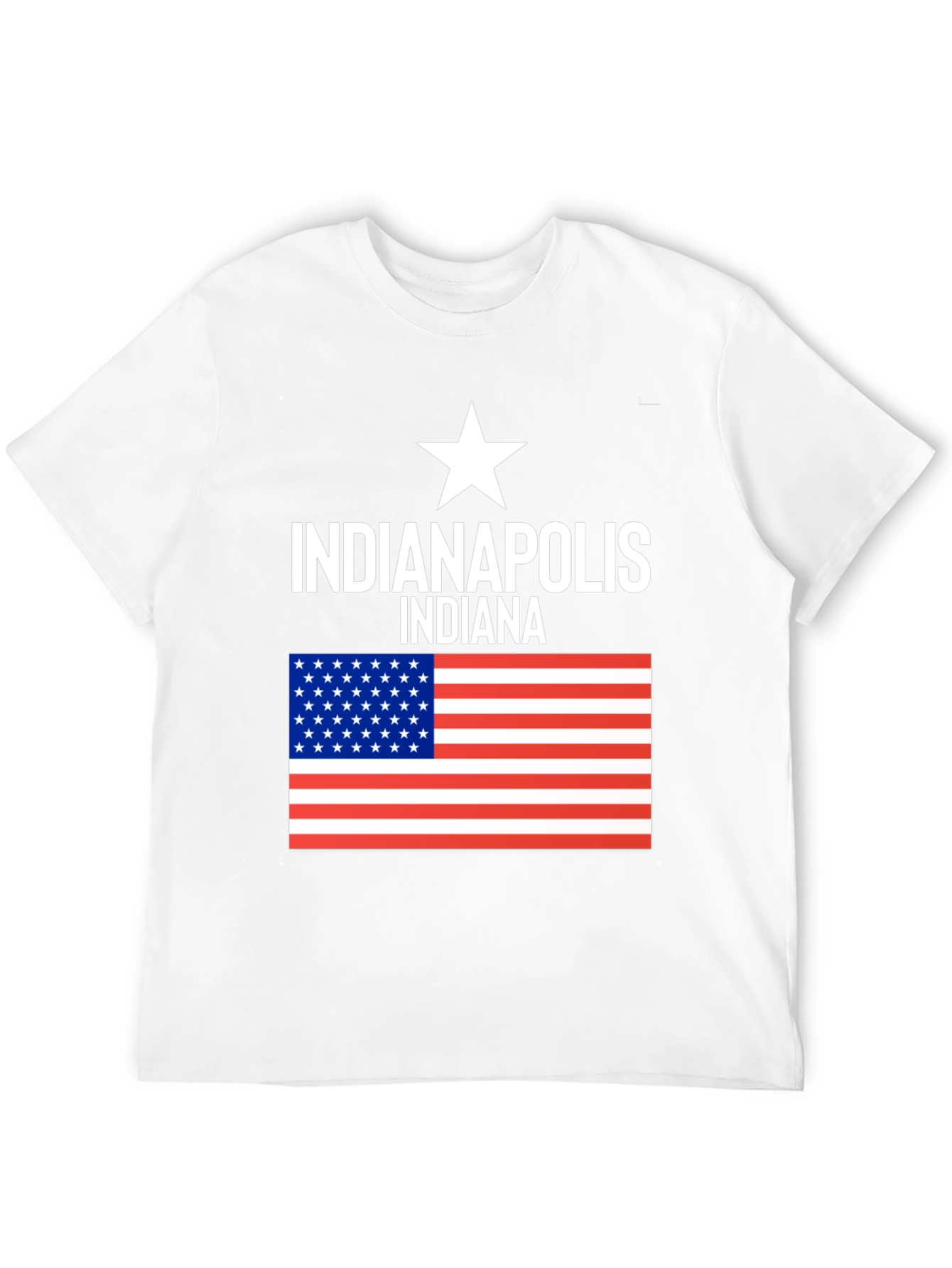 Indianapolis Indiana USA Flag T-Shirt