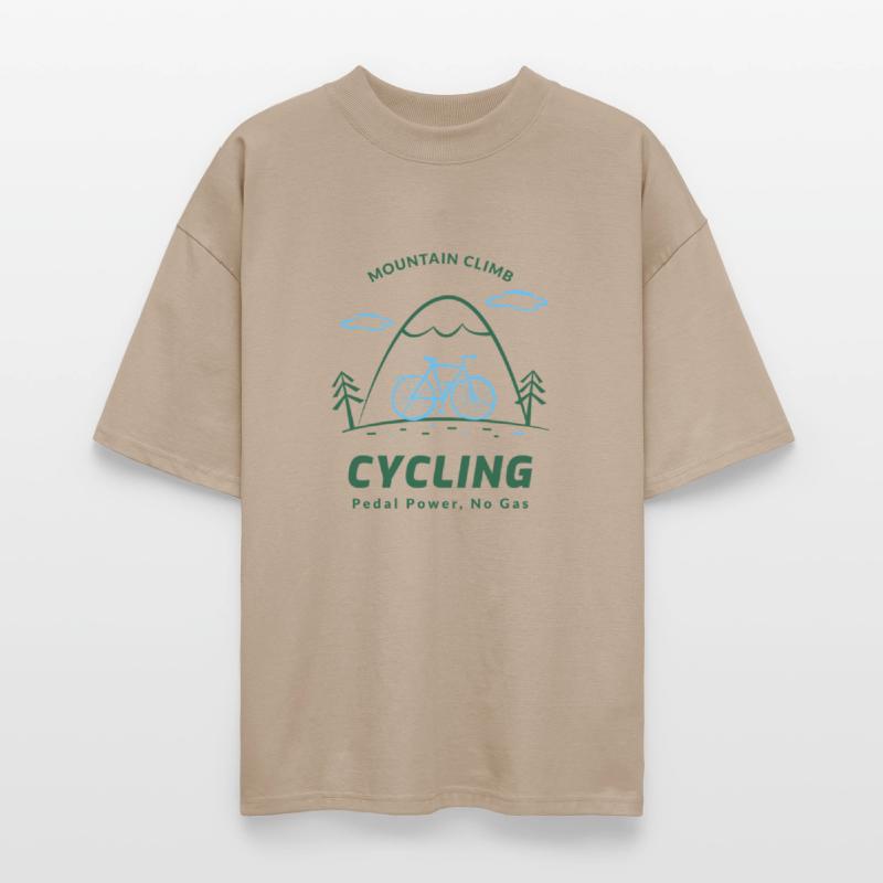 Mountain Climb Cycling Emblem