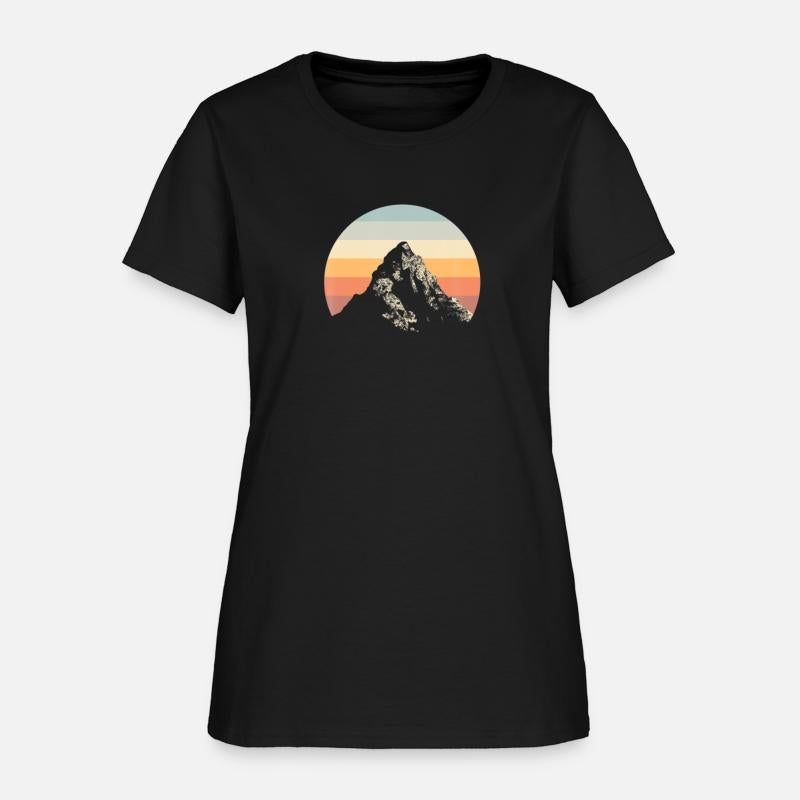 Mountain Sunset Circle Rainbow Outdoors Nature