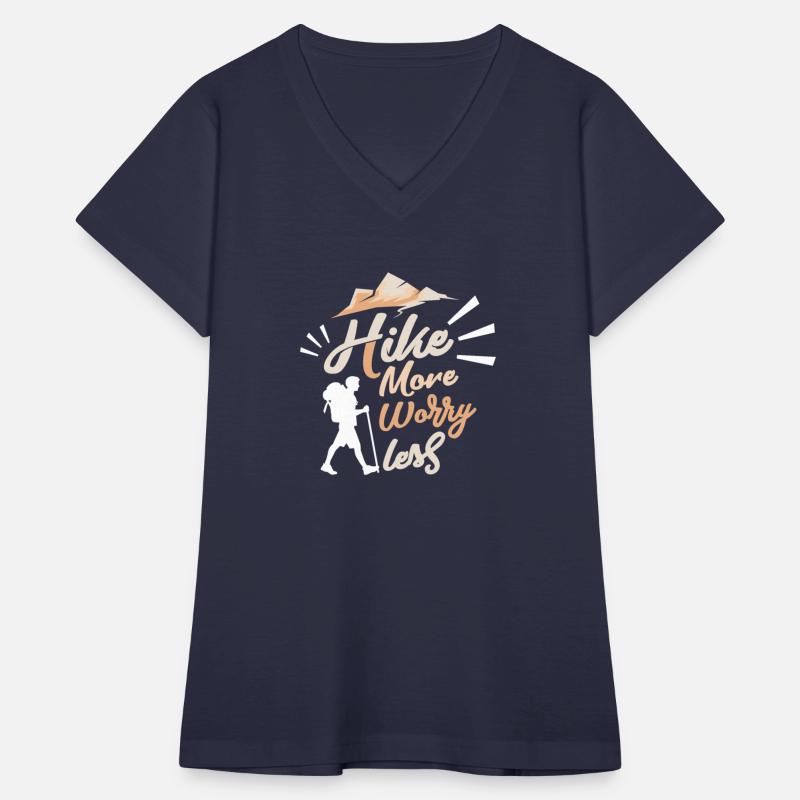 Mountains Shirt Hike More Worry Less Gift Tee