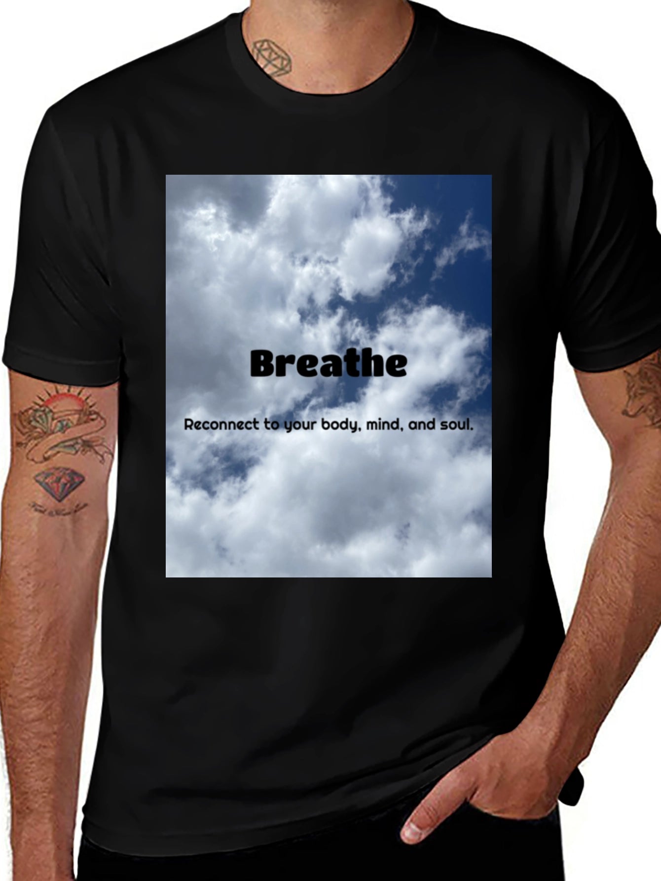 Breathe Graphic T-Shirt - Relax Reconnect Recharge