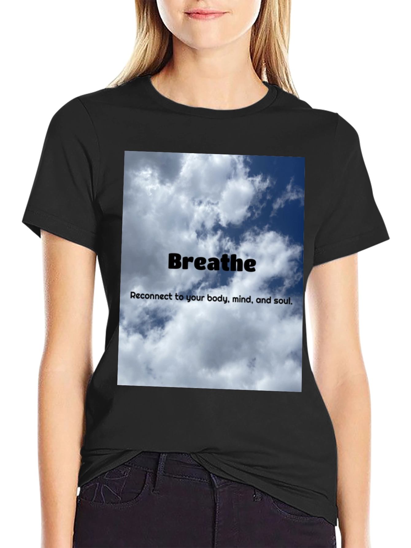 Breathe Graphic T-Shirt - Relax Reconnect Recharge