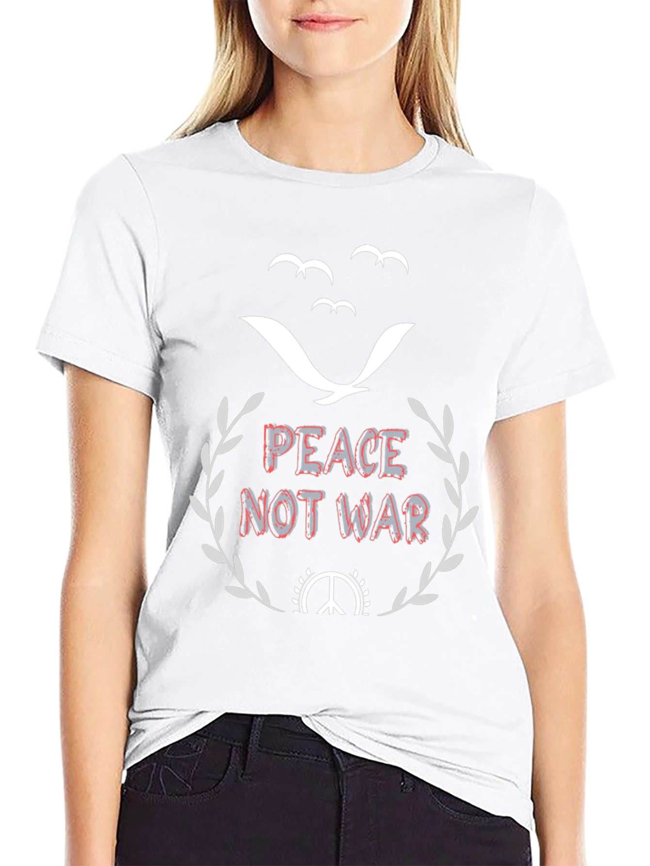 Peace Not War Graphic T-Shirt