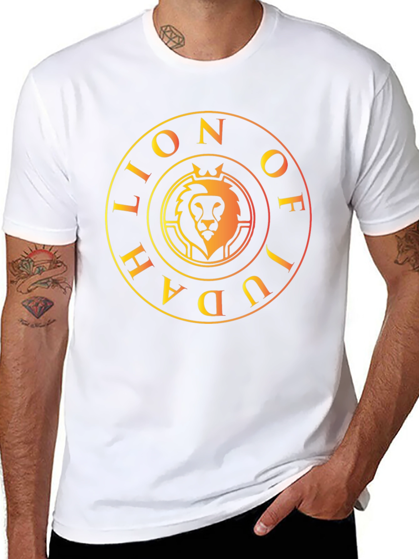 Lion of Judah Graphic Tee - Stylish Christian Apparel