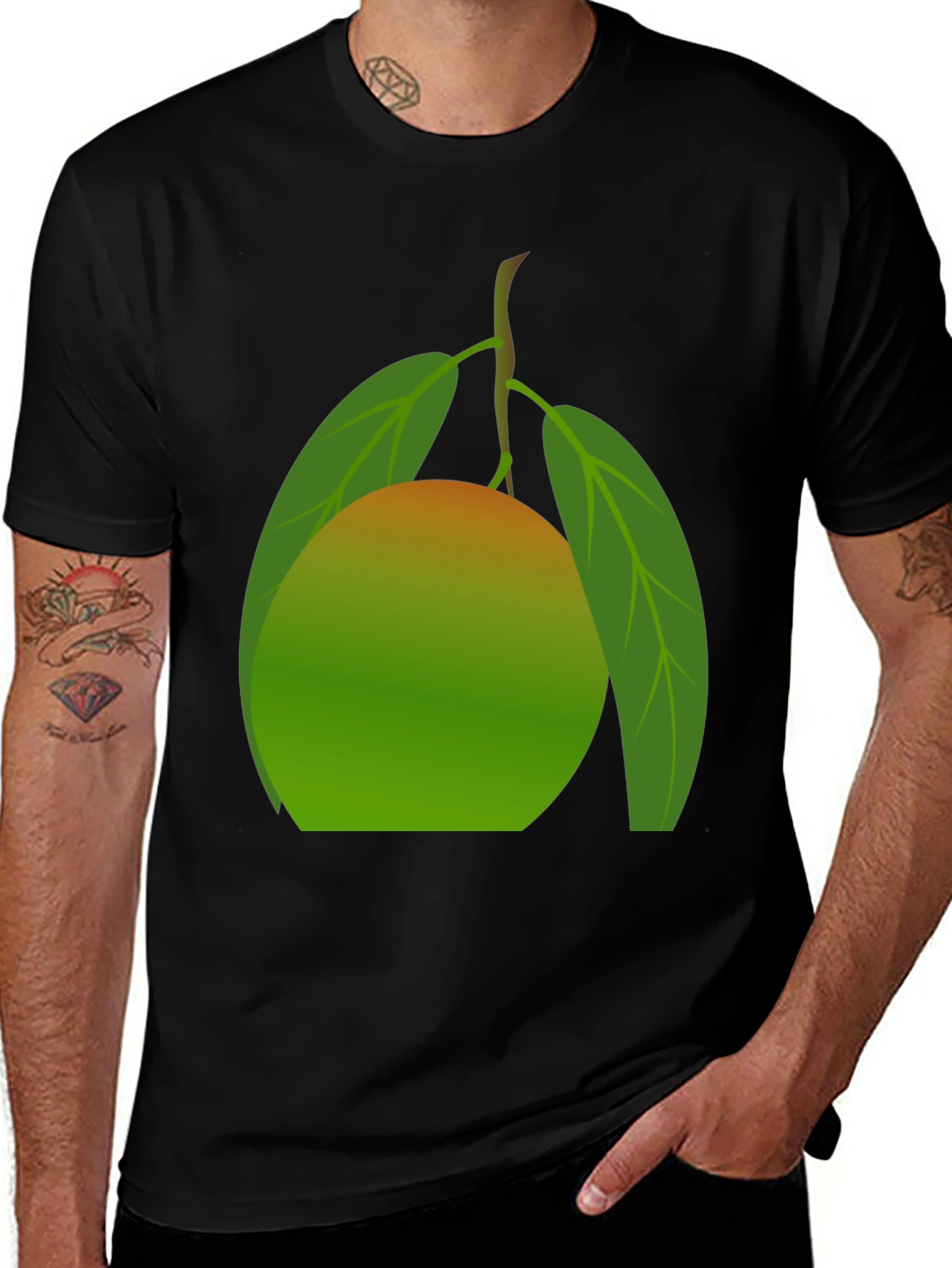 Mango Graphic T-Shirt - Tropical Fruit Design