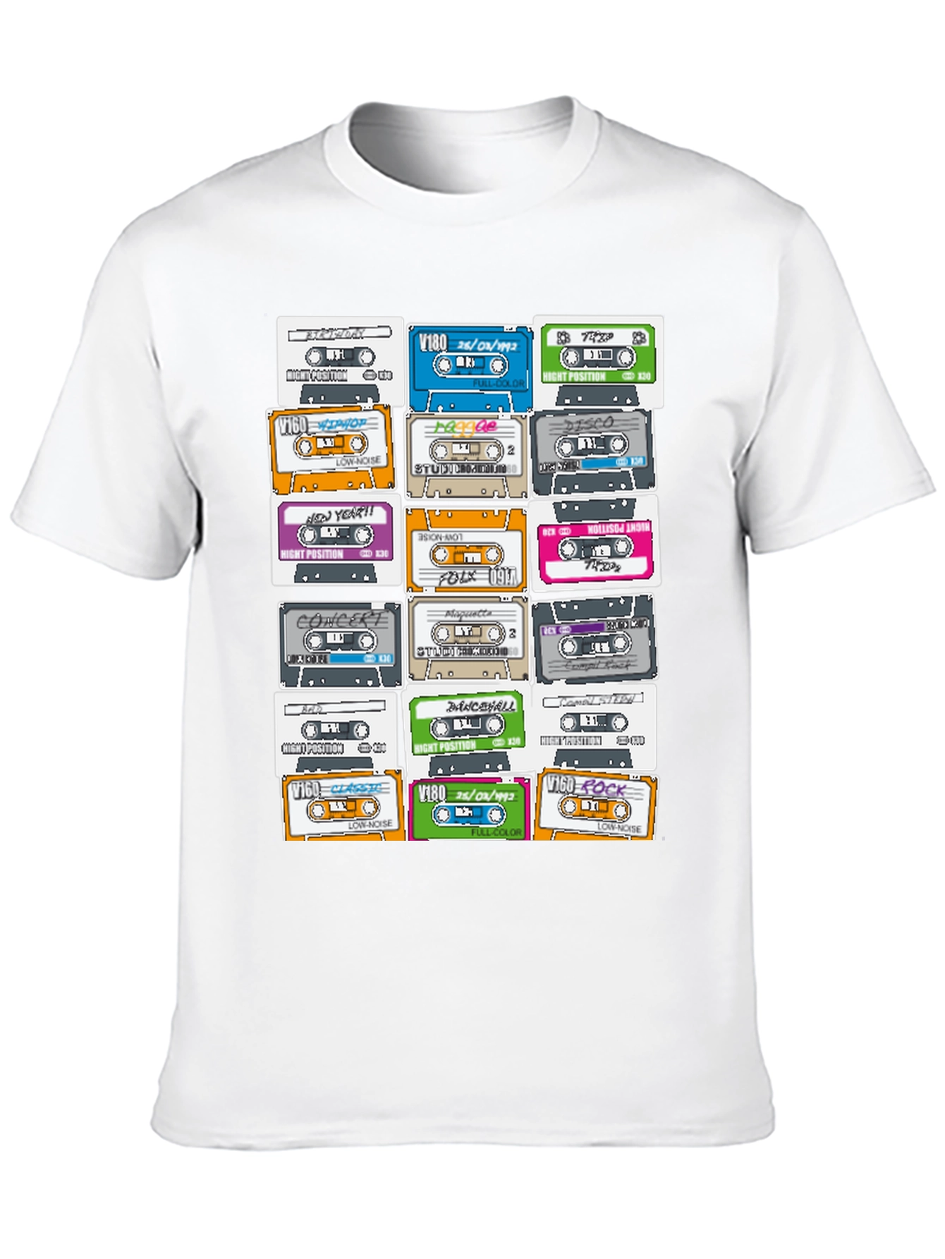 Retro Cassette Tape Graphic T-Shirt - Music Lover Tee