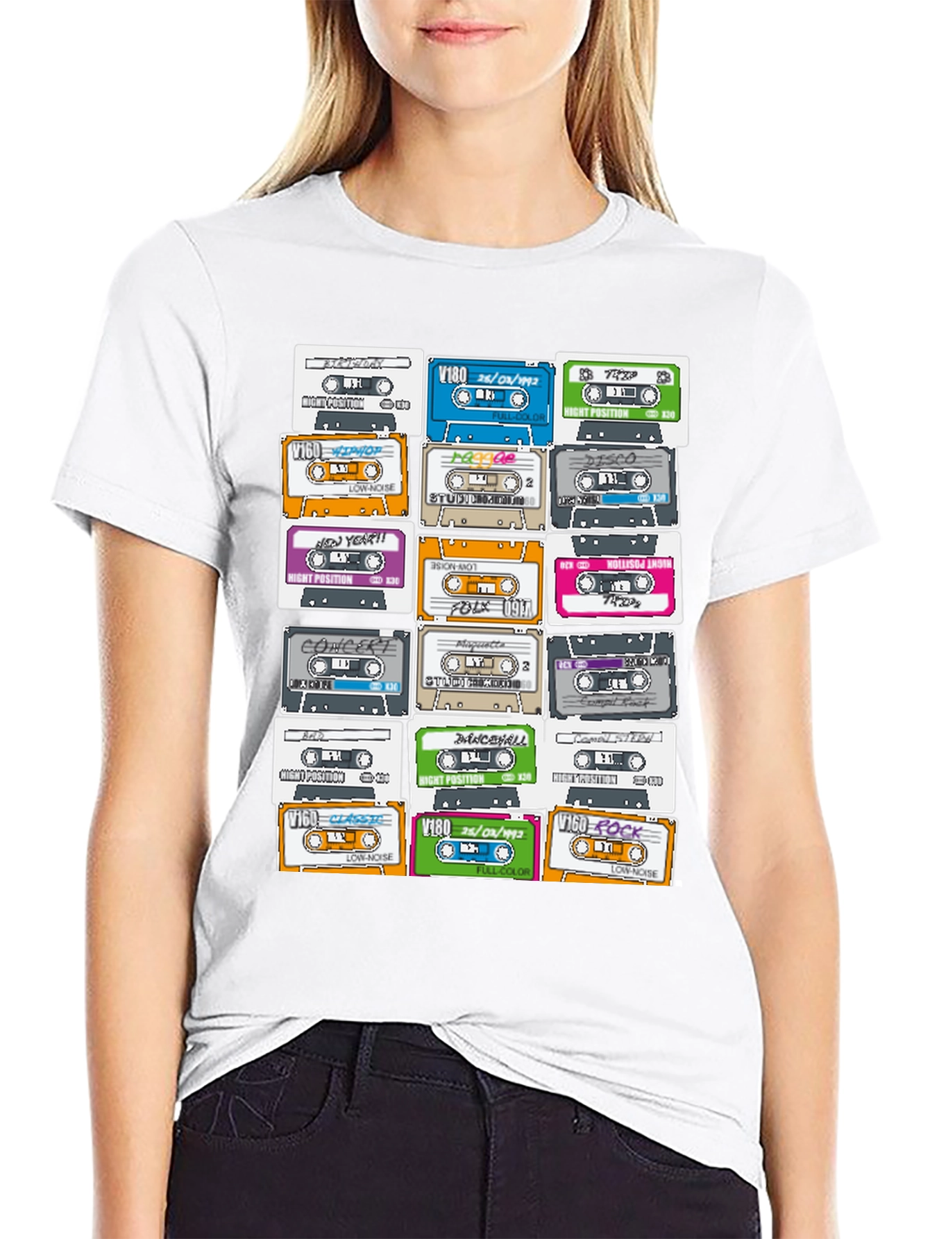 Retro Cassette Tape Graphic T-Shirt - Music Lover Tee