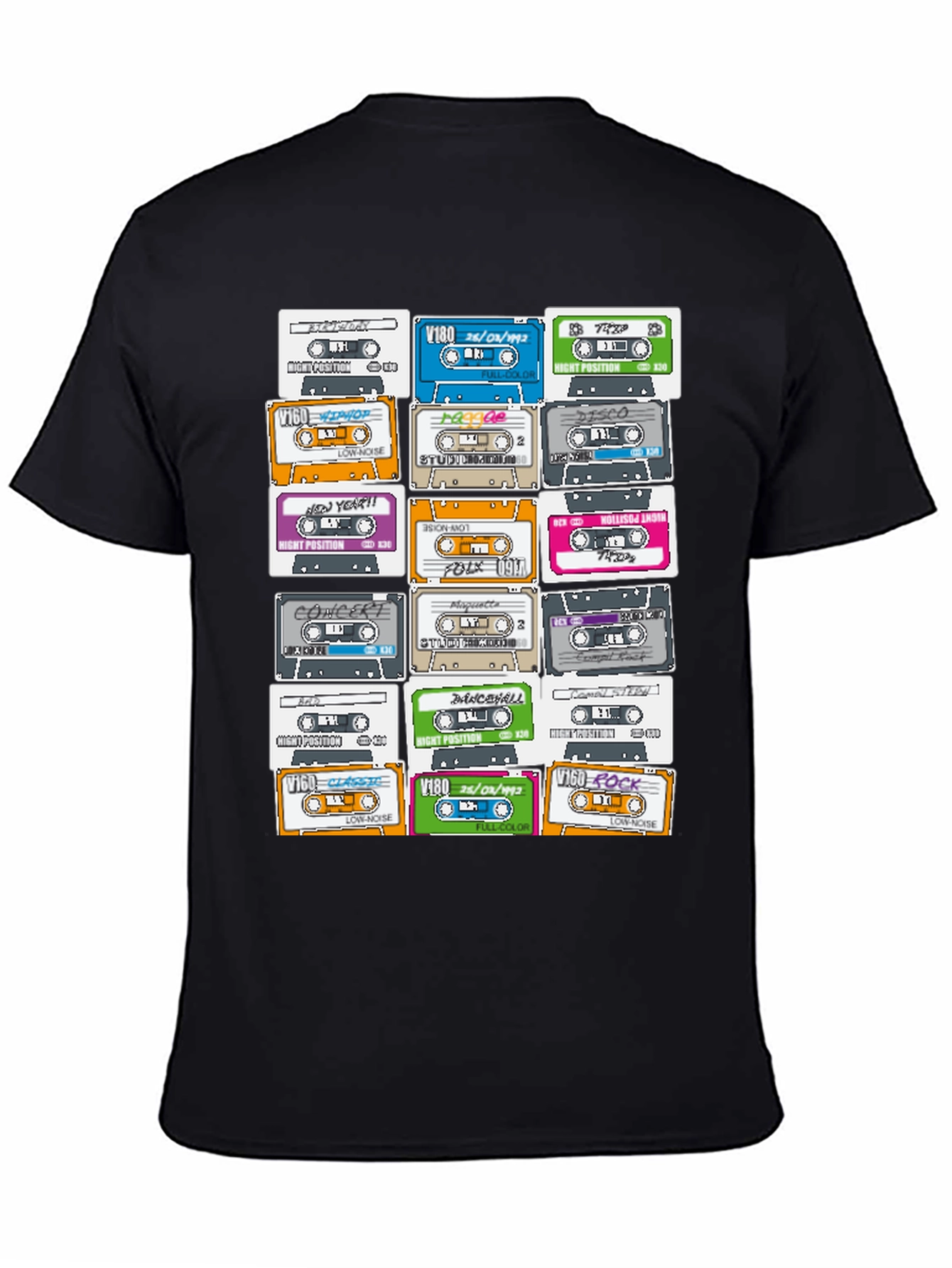 Retro Cassette Tape Graphic T-Shirt - Music Lover Tee