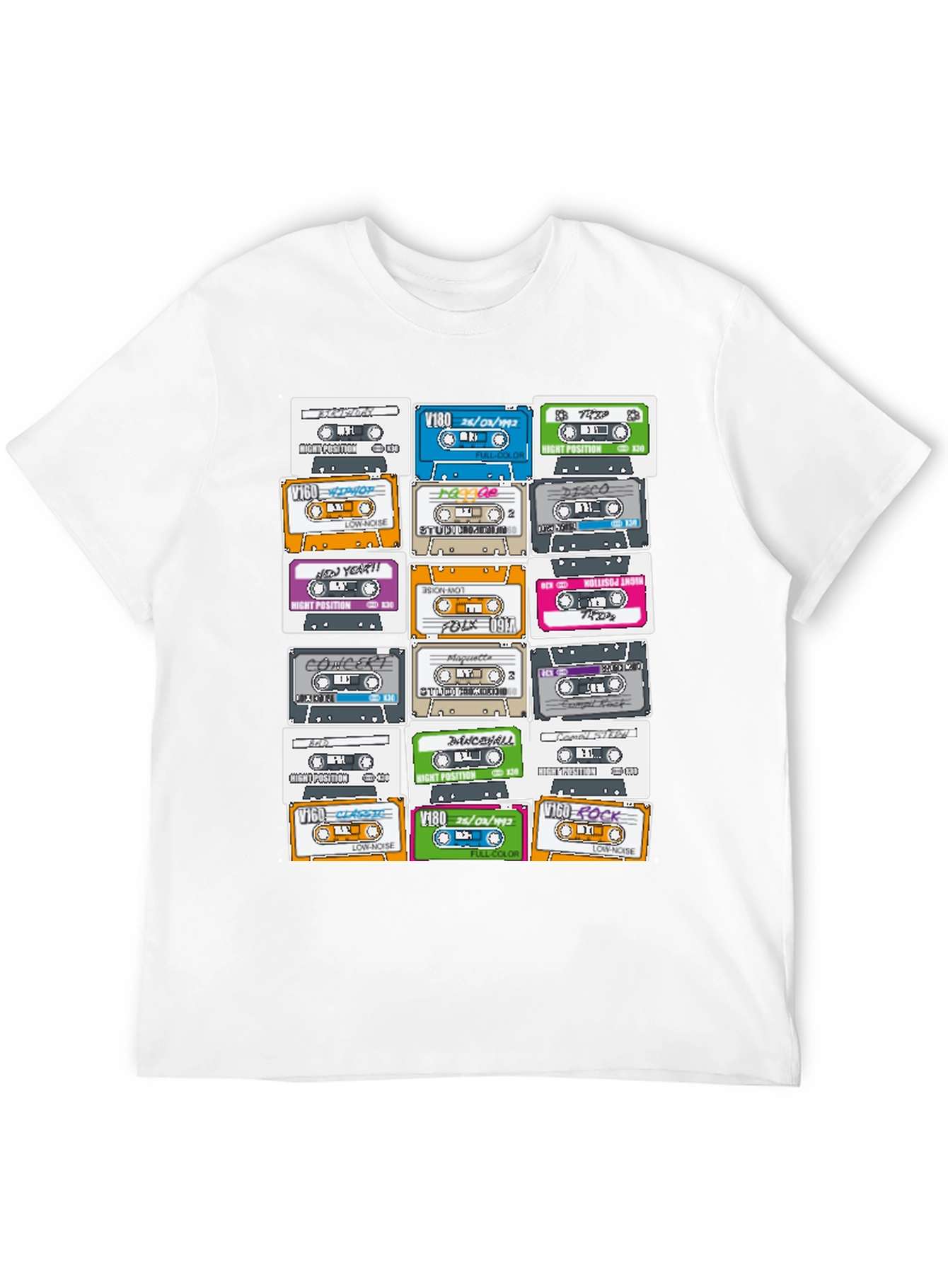 Retro Cassette Tape Graphic T-Shirt - Music Lover Tee