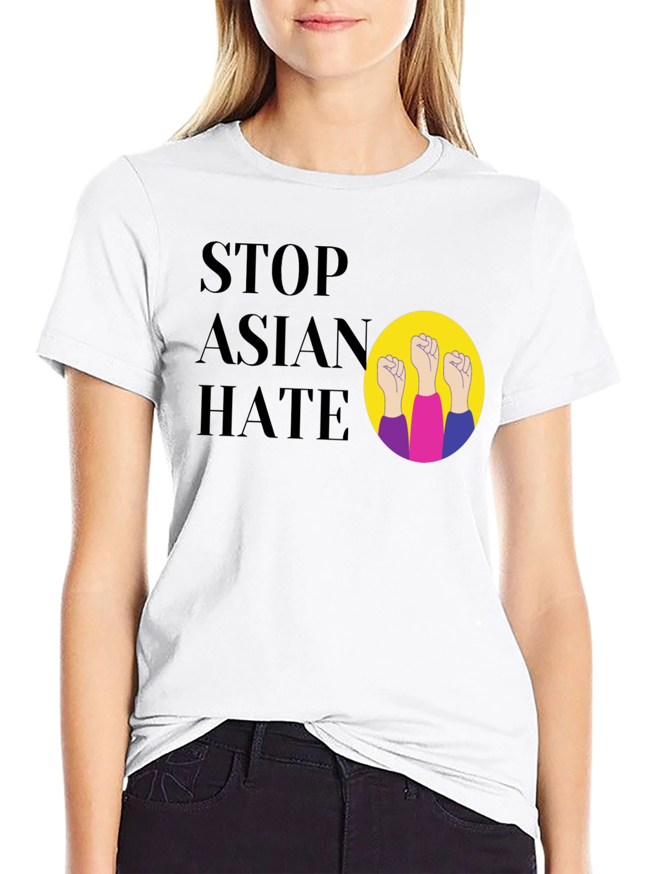 Stop Asian Hate Graphic Tee