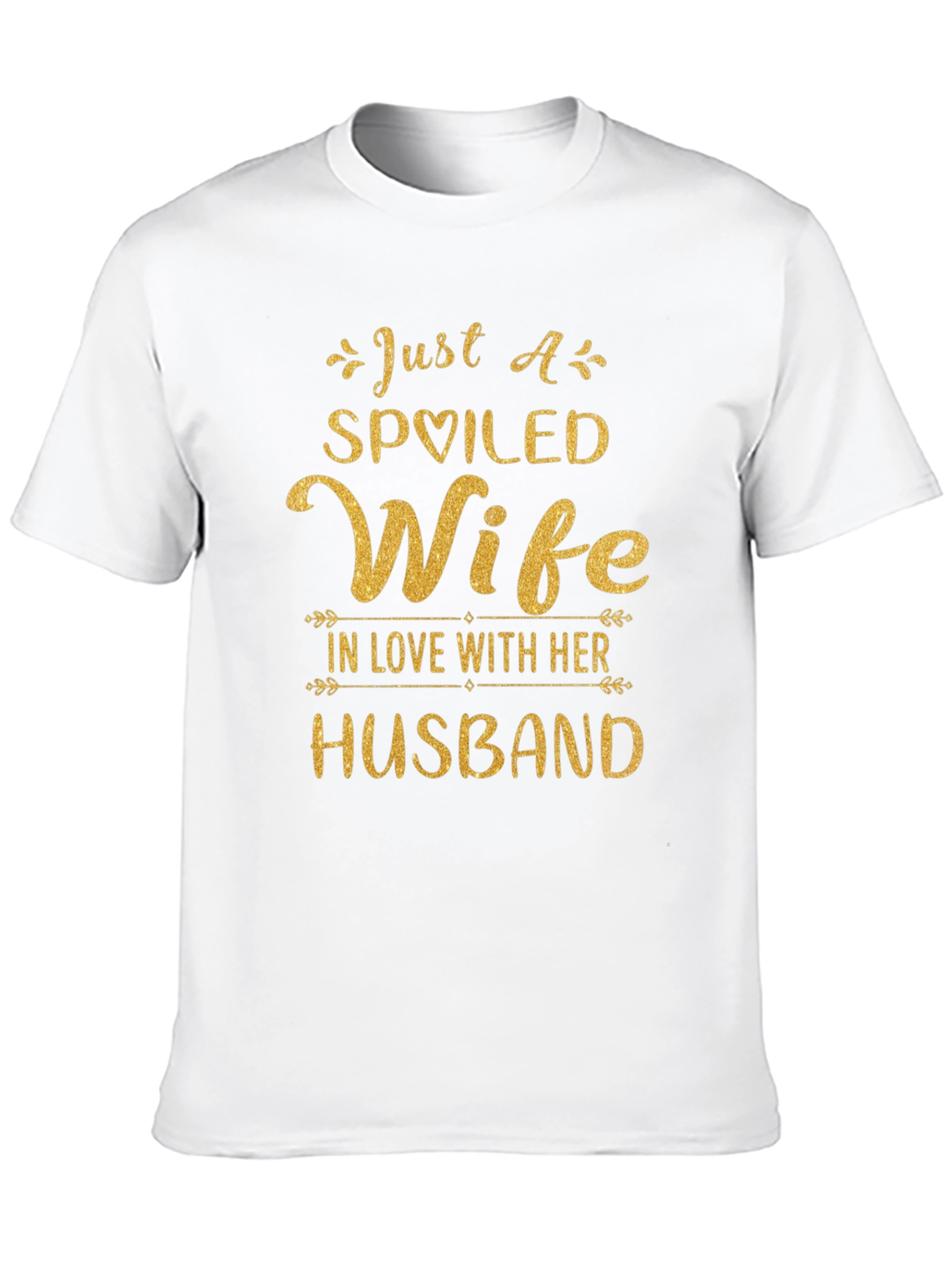 Spoiled Wife Graphic Tee - Husband Love T-Shirt