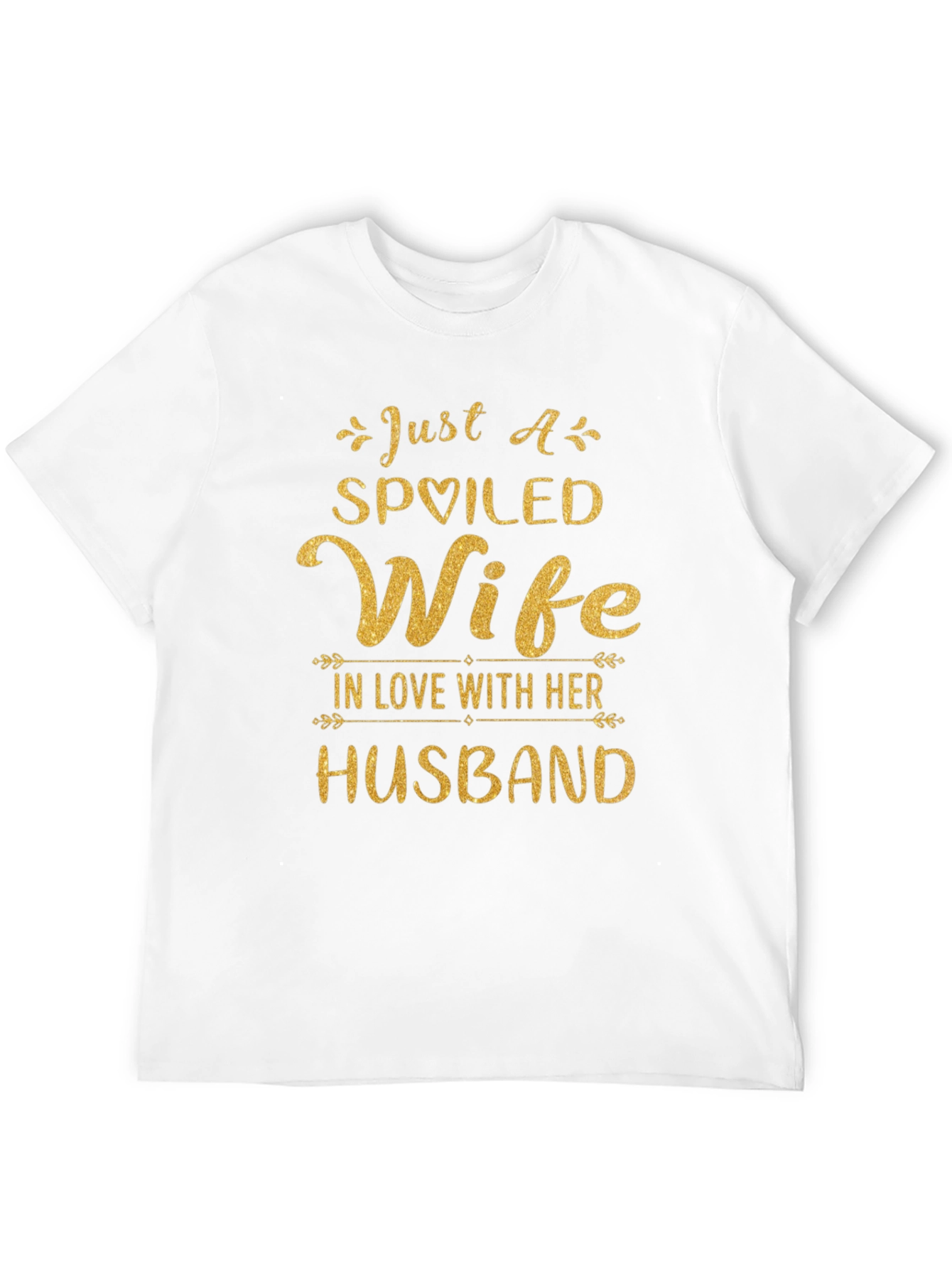 Spoiled Wife Graphic Tee - Husband Love T-Shirt