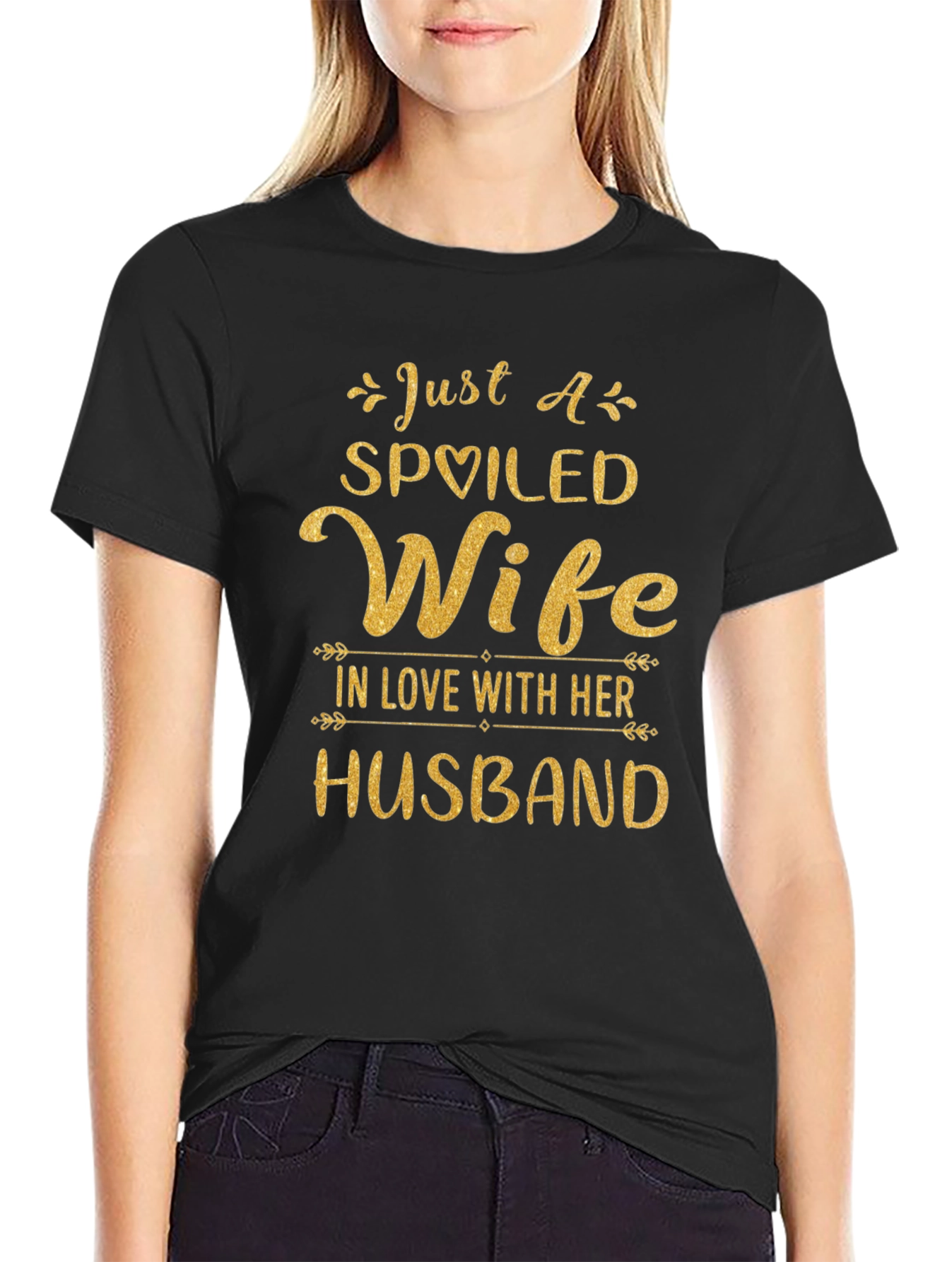 Spoiled Wife Graphic Tee - Husband Love T-Shirt