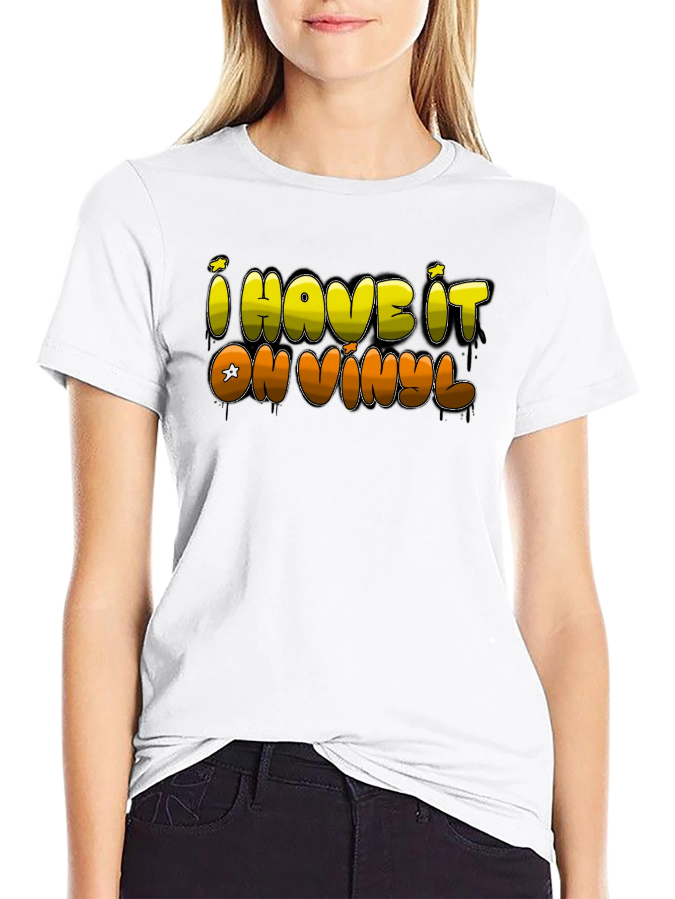 I Have it on Vinyl Black T-Shirt