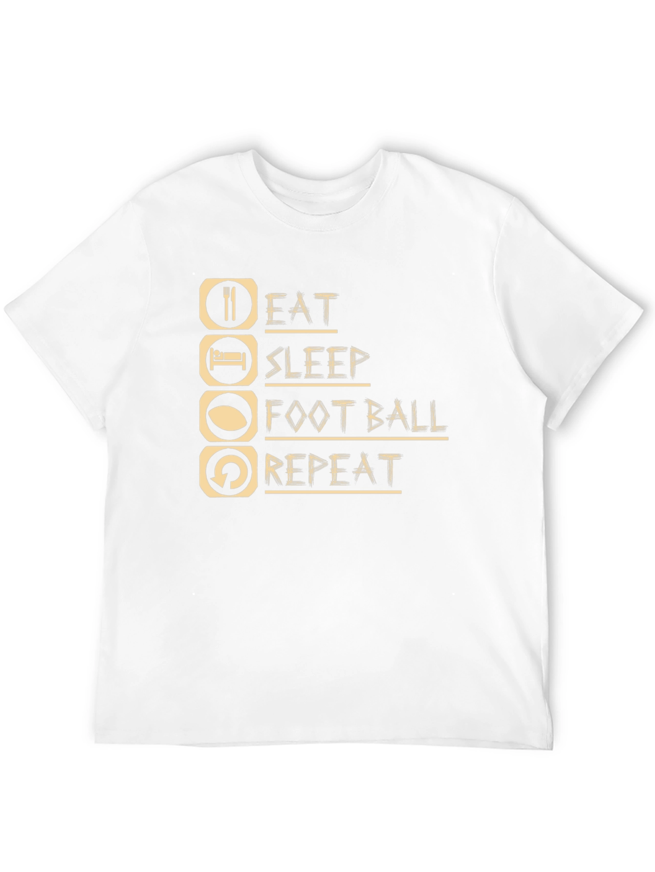 Eat Sleep Football Repeat T-Shirt