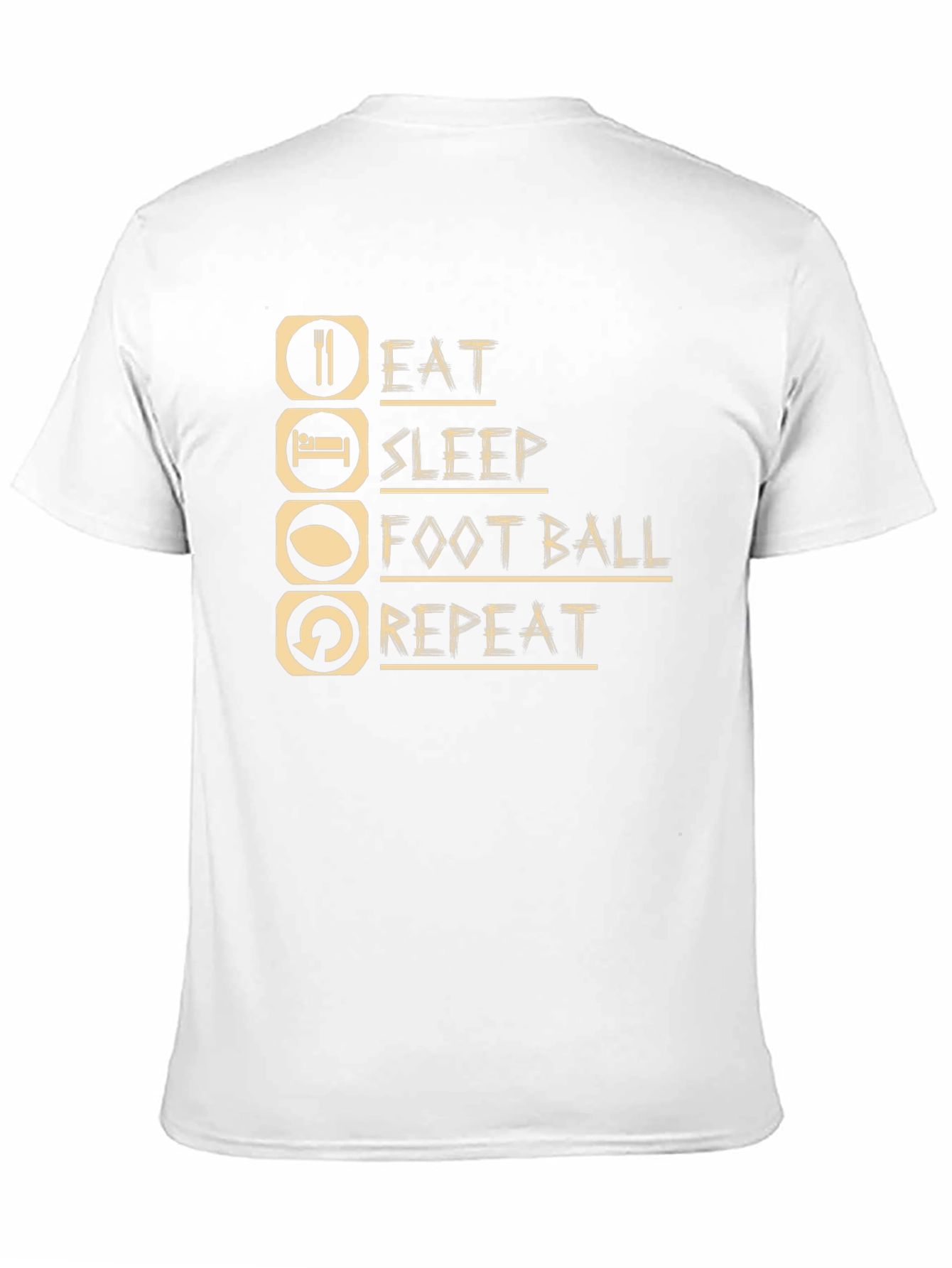 Eat Sleep Football Repeat T-Shirt