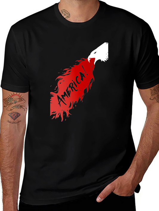 America Eagle Graphic Tee - Black T-Shirt