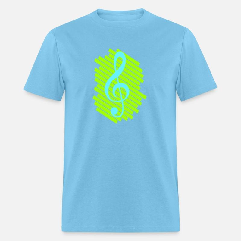 Music Clef Note Lines Stripes Pattern Colorful