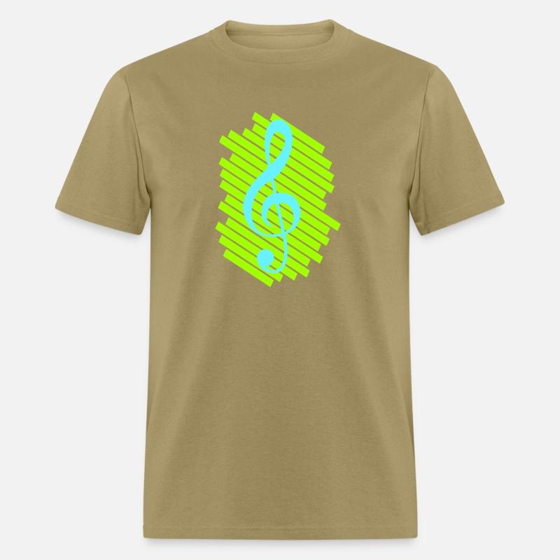 Music Clef Note Lines Stripes Pattern Colorful